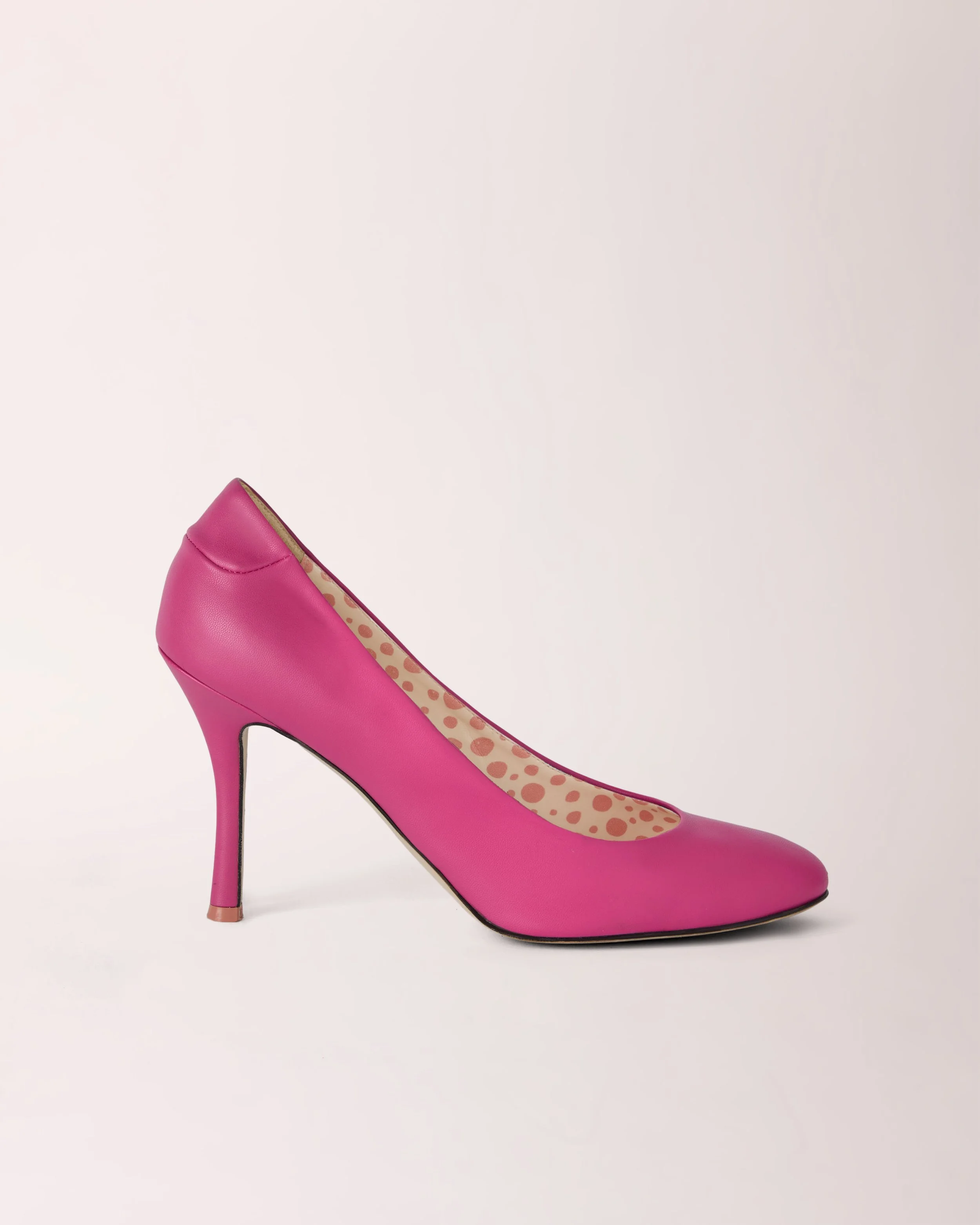 Classic Cheeletto Pump | Light Grain | Pink