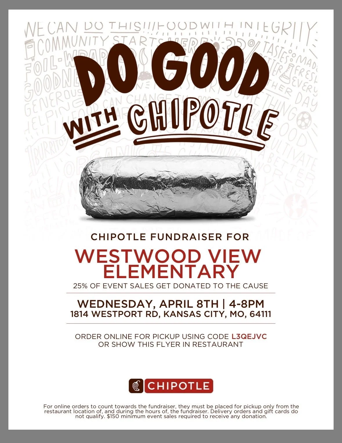 Chipotle Spirit Night