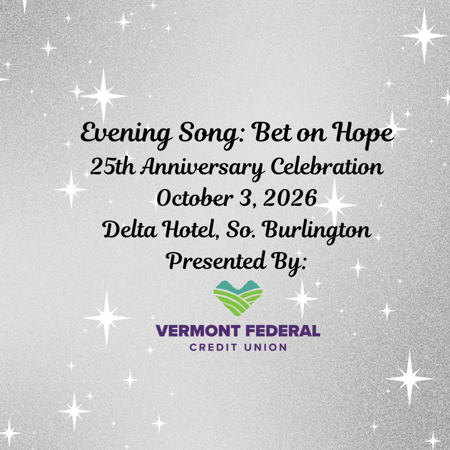 Evening Song: Bet on Hope 25th Anniversary Celebration