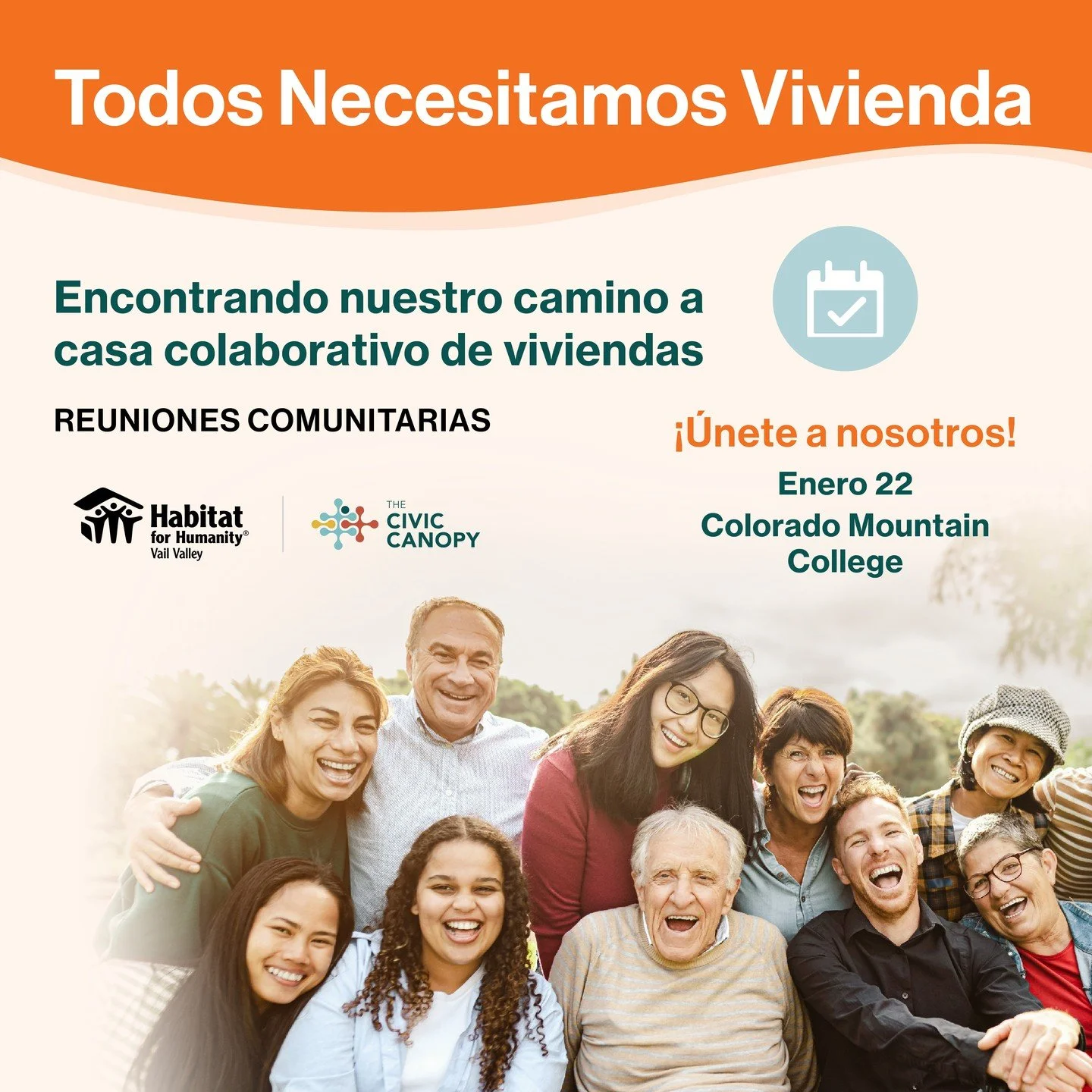 Nos enorgullece apoyar a @habitatvailvalley y al Finding Our Way Home Housing Collaborative mientras re&uacute;nen a nuestra comunidad para conversar sobre los desaf&iacute;os de vivienda en el condado de Eagle y explorar soluciones. Este trabajo req