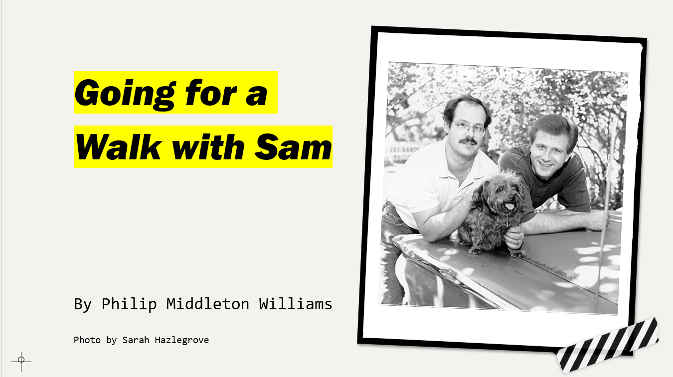 Going for a Walk with Sam
