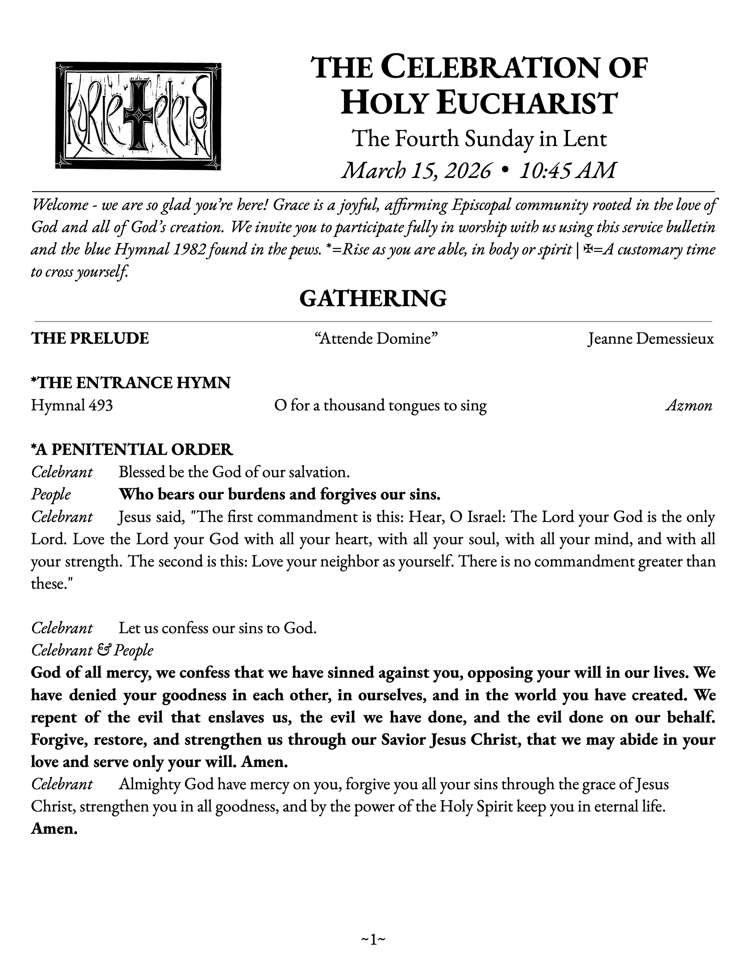 Sunday, March 15, 2026 | 10:45 AM