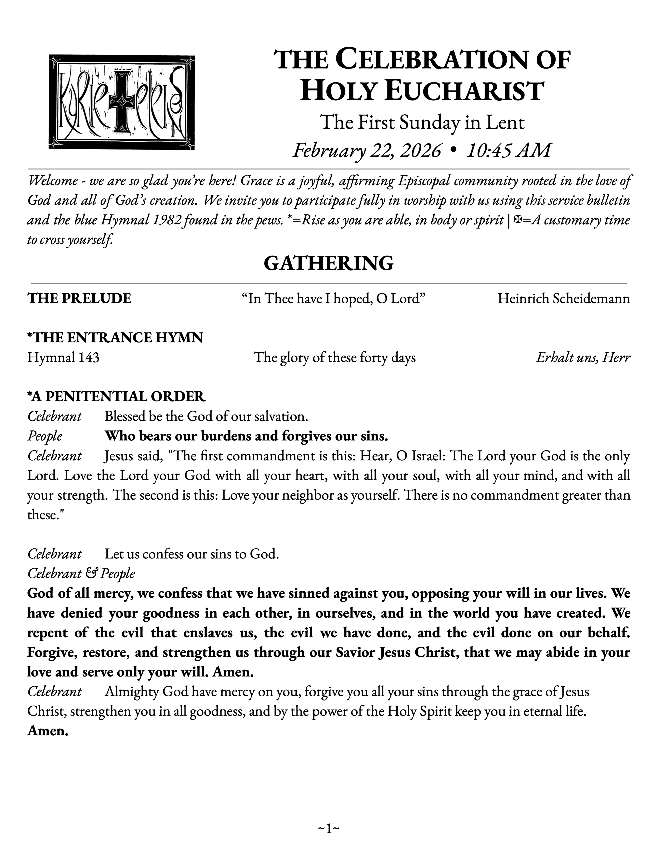 Sunday, February 22, 2026 | 10:45 AM