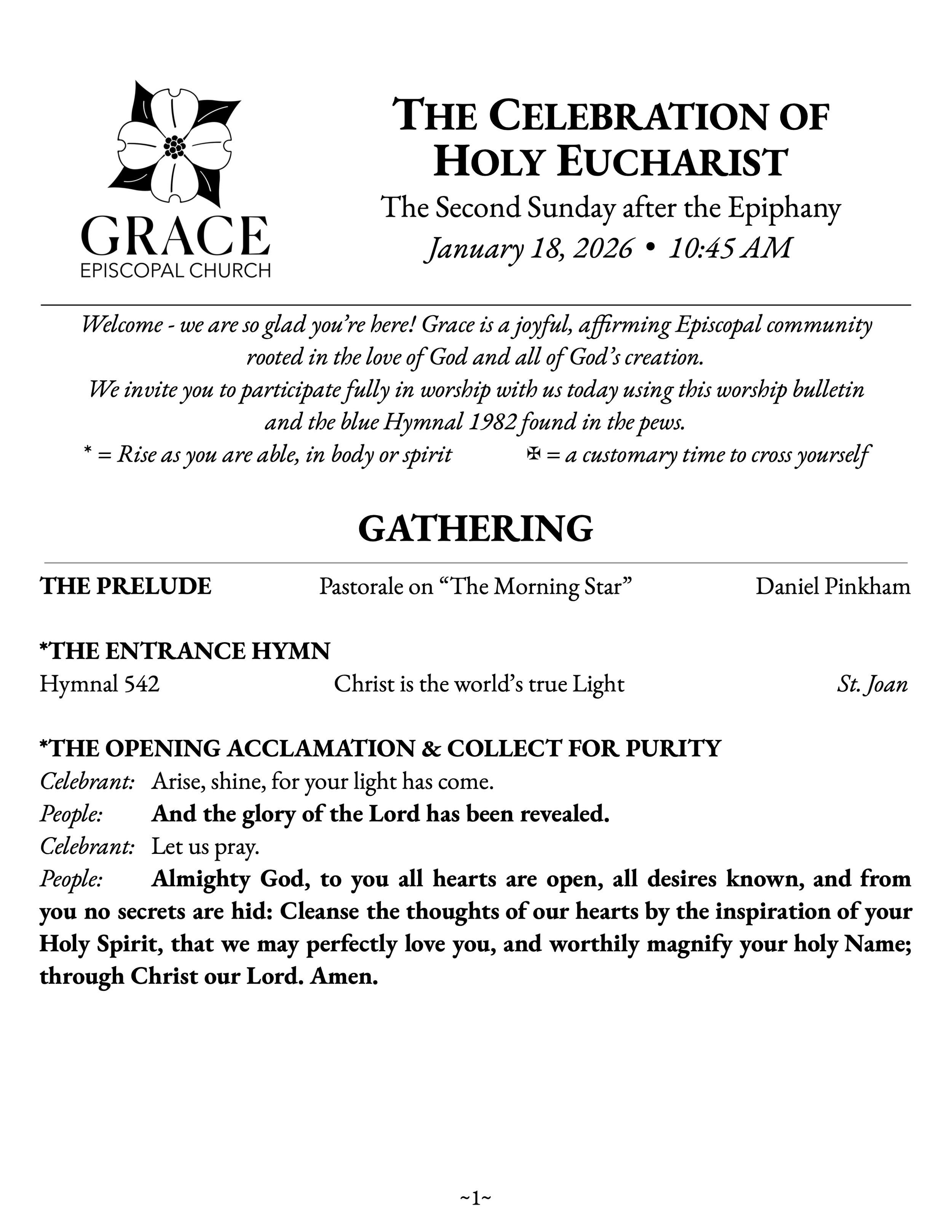 Sunday, January 18, 2026 | 10:45 AM