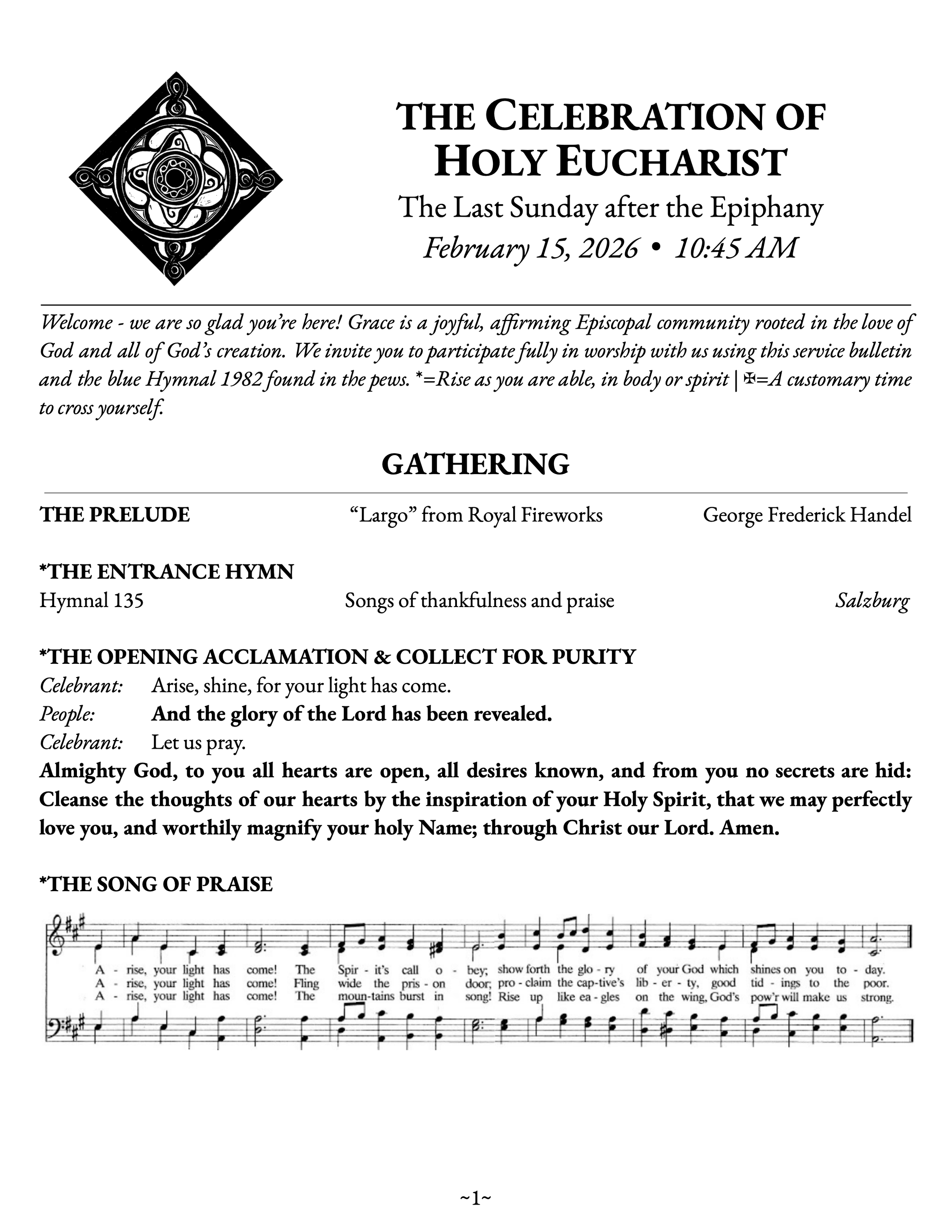 Sunday, February 15, 2026 | 10:45 AM