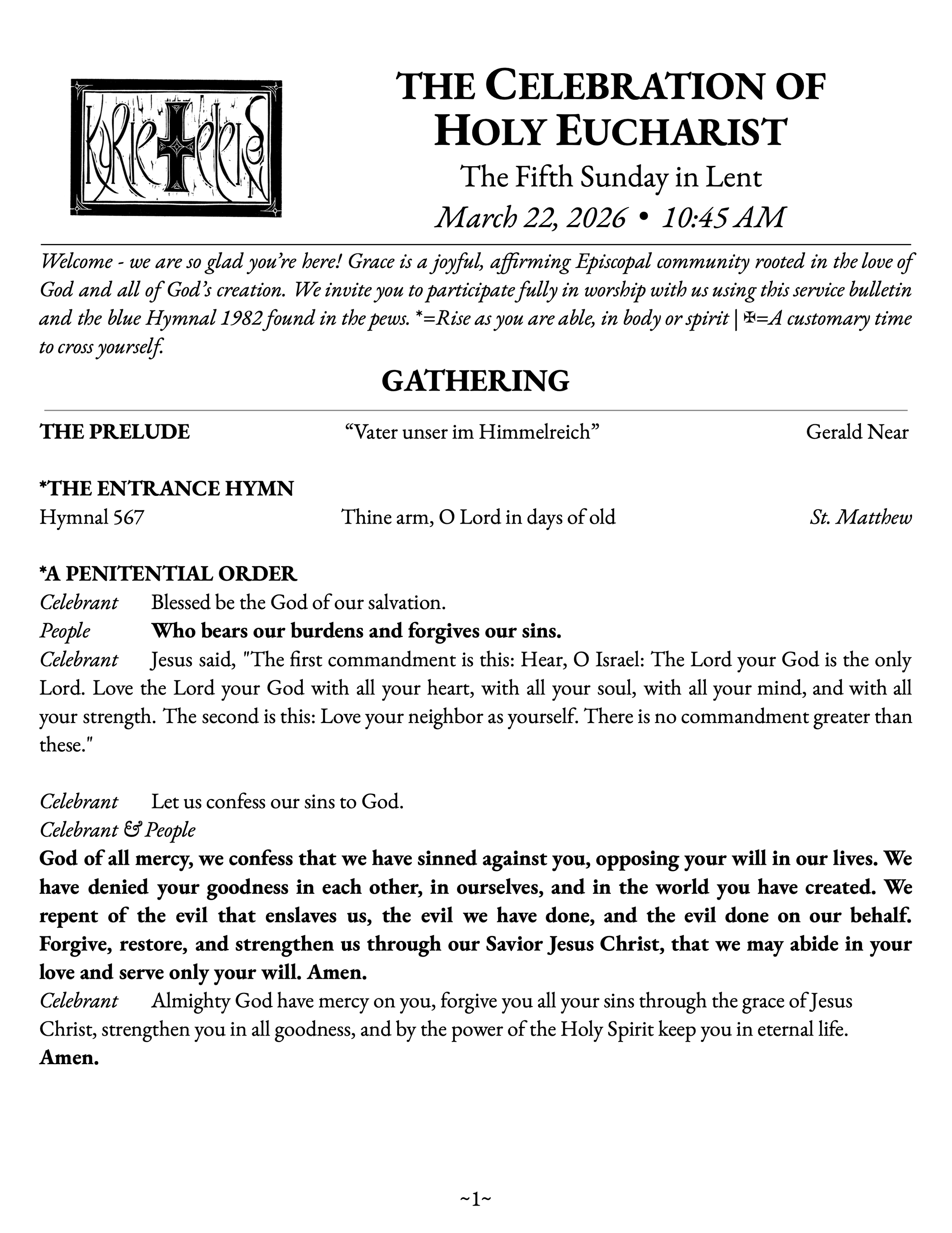 Sunday, March 22, 2026 | 10:45 AM