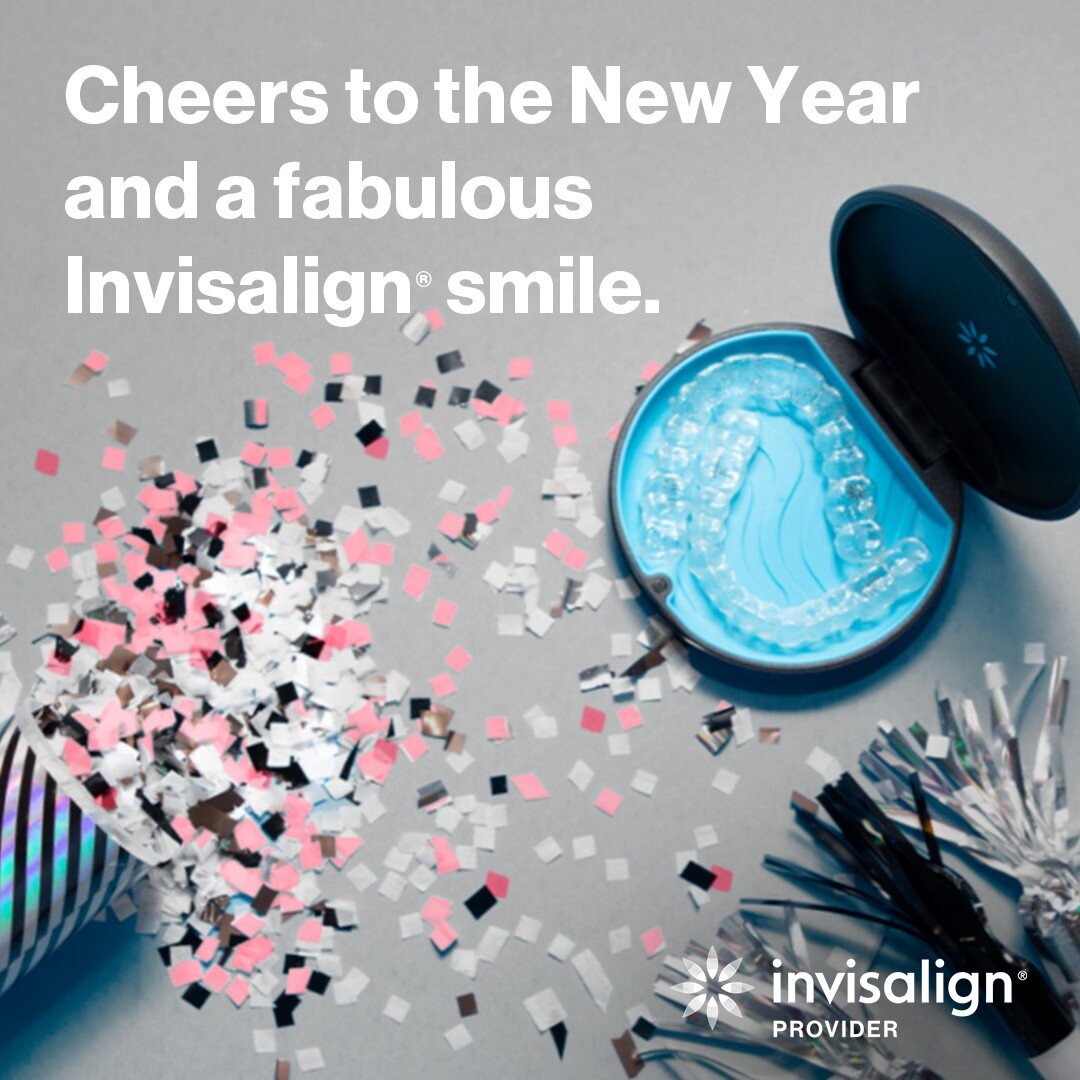 We hope everyone had a fun and safe New Year's celebration 🥳! One of our resolutions is to smile daily, especially because of our new Invisalign services! What resolutions do you have? Drop them in the comments below ⬇ 

#invisalign #smile #invisali