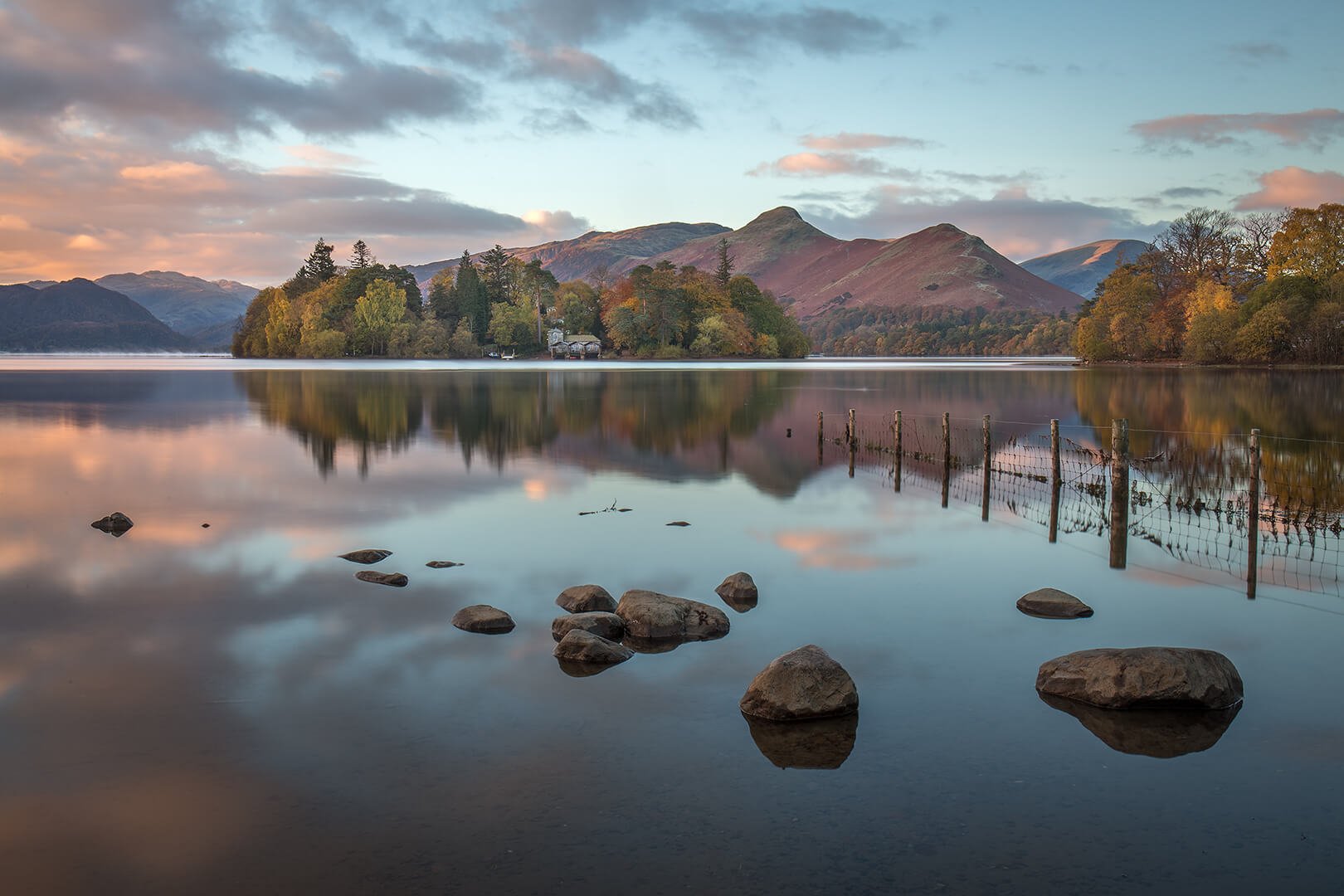 Derwentwater photographed on my Lake District in Autumn Photography Tour (Copy) (Copy)