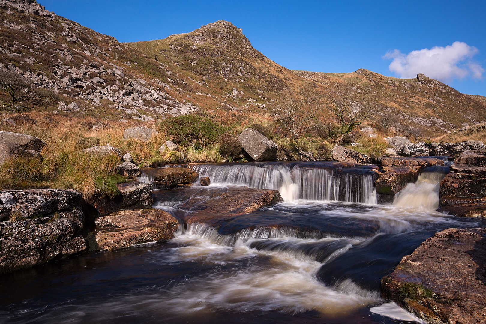 Tavy Cleave waterfall on my Dartmoor Tors and Hidden Valleys Photography Tour