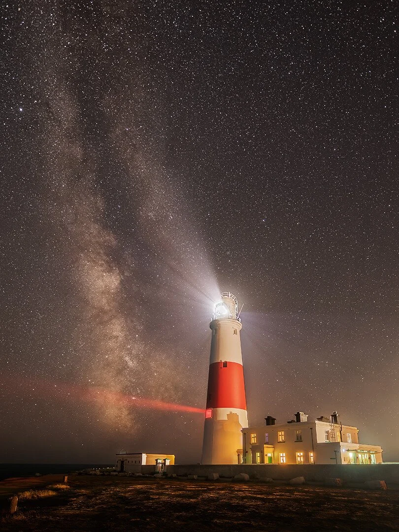 Portland Lighthouse and Milky Way