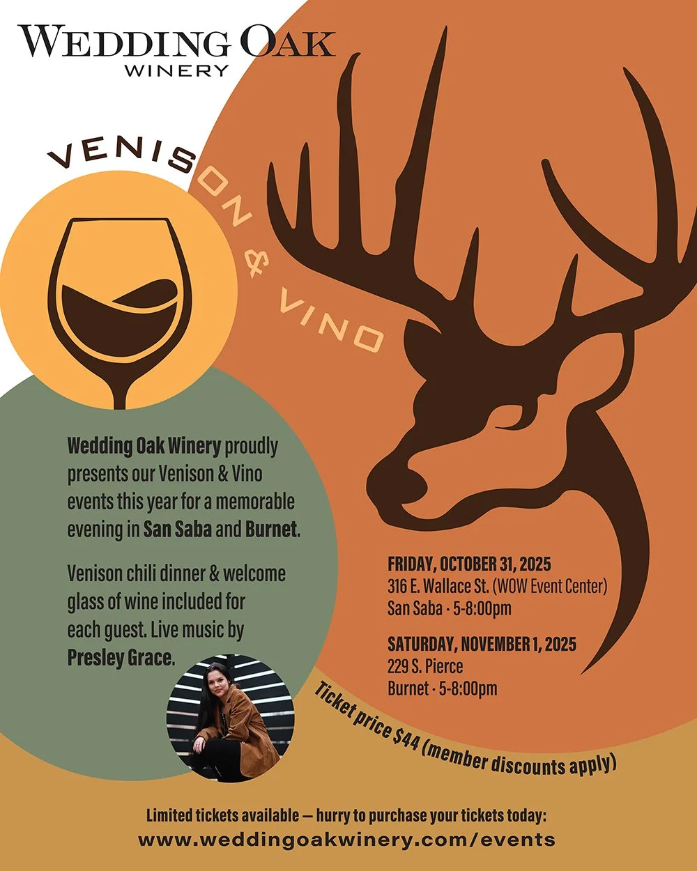 Venison and Vino in San Saba