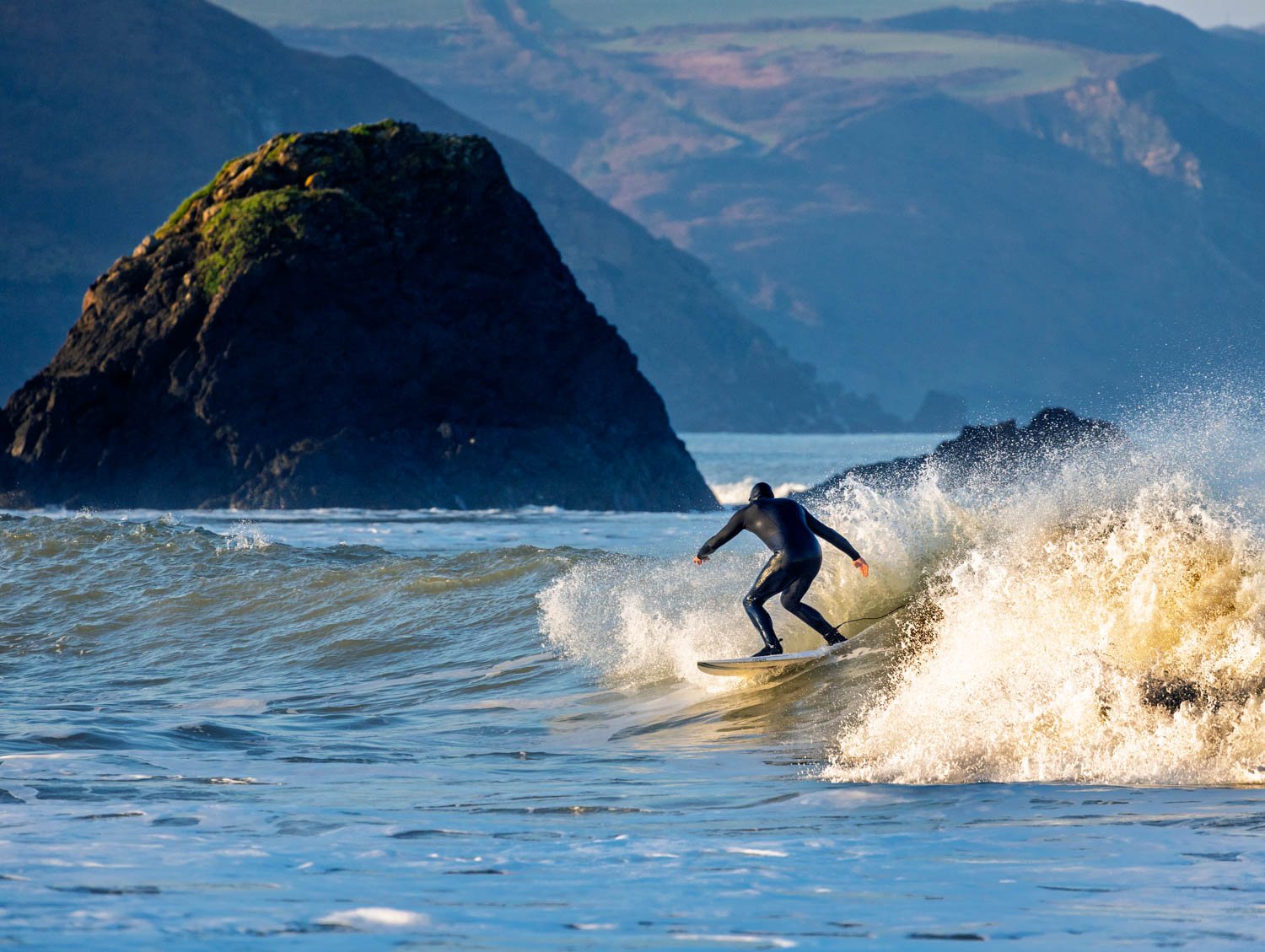 The Lone Surfer - A3 Print