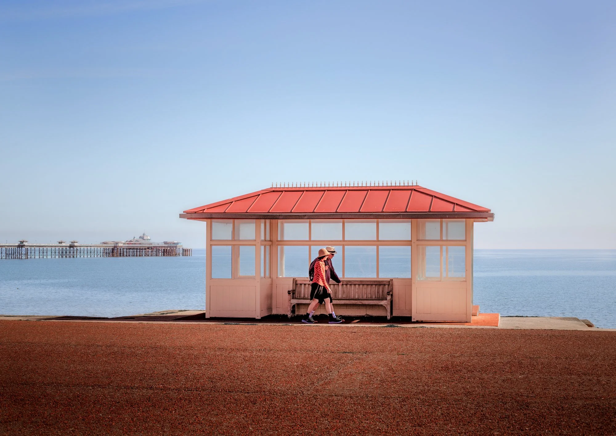 "A Quiet Promenade Stroll"

