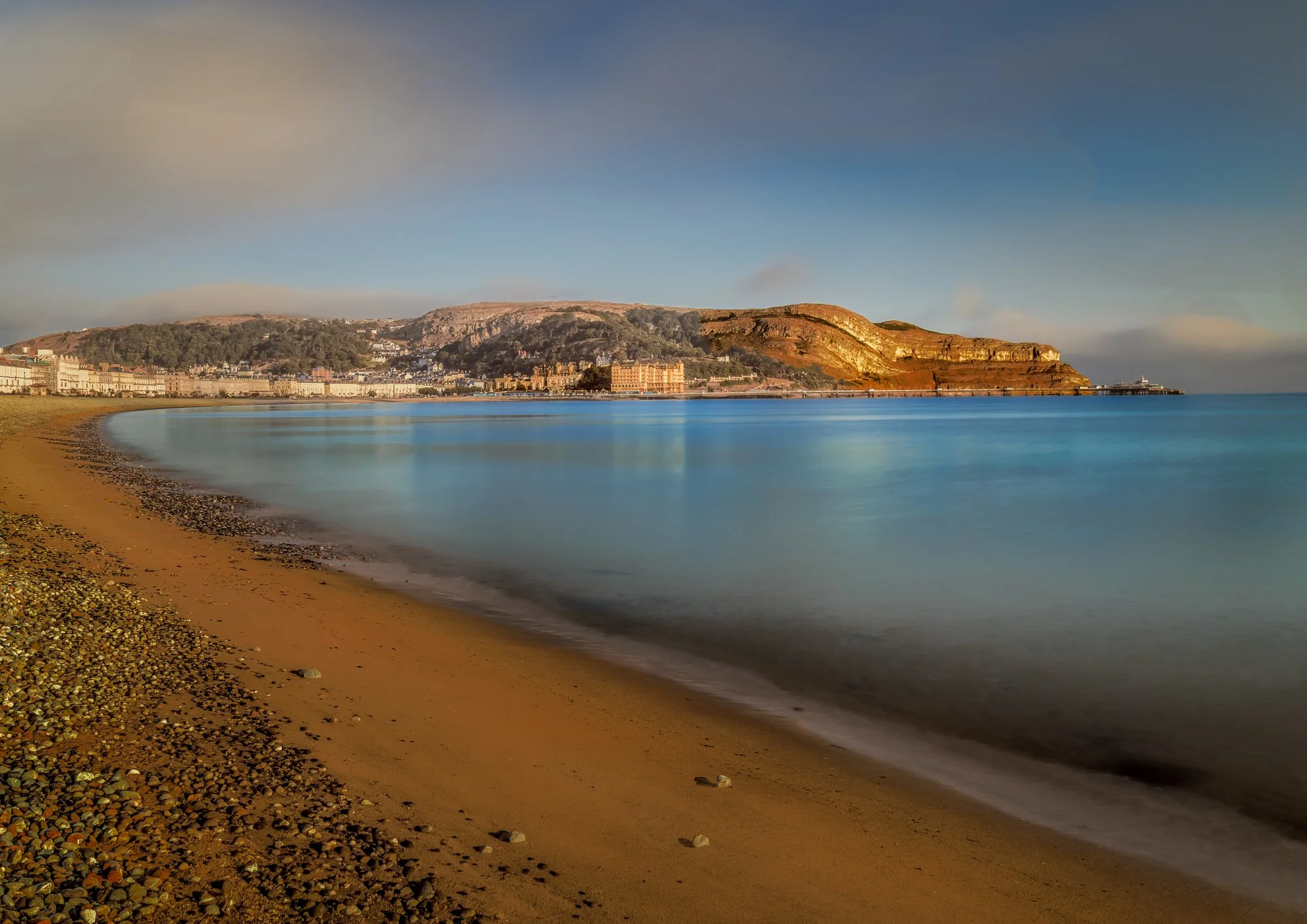 "
The Quiet Curve of Llandudno"