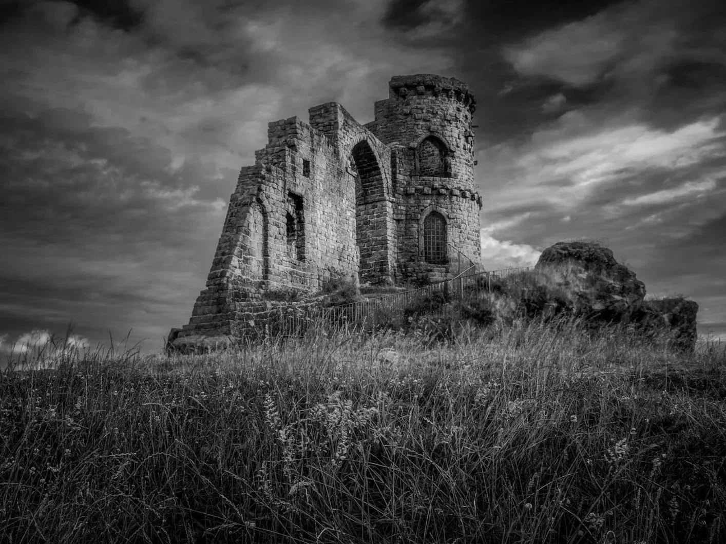 The Castle at Mow Cop  Fine Art Print