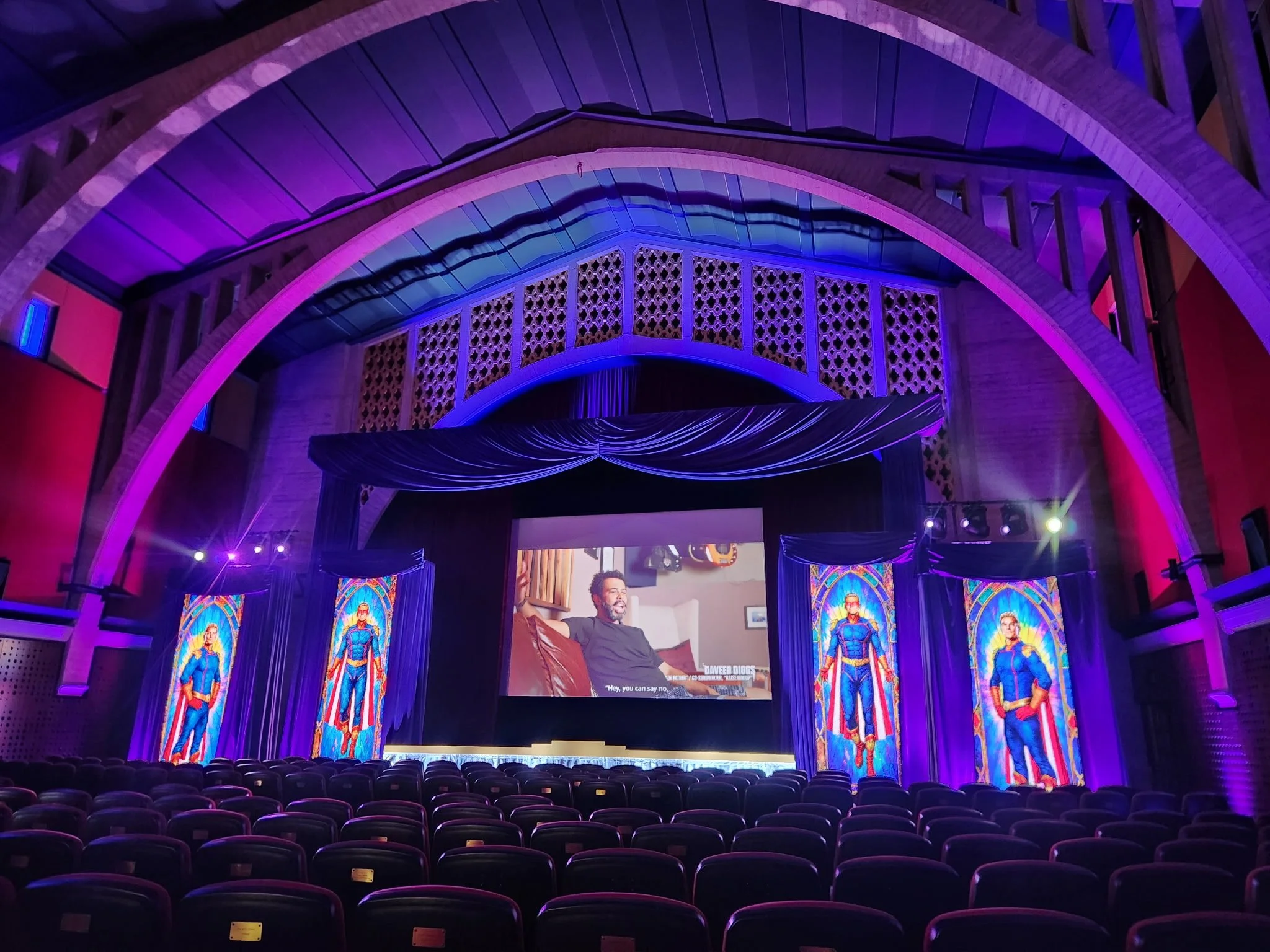 40' Wide x 25' Tall 20.5" Truss Structure Installation for a Historic Theater Venue