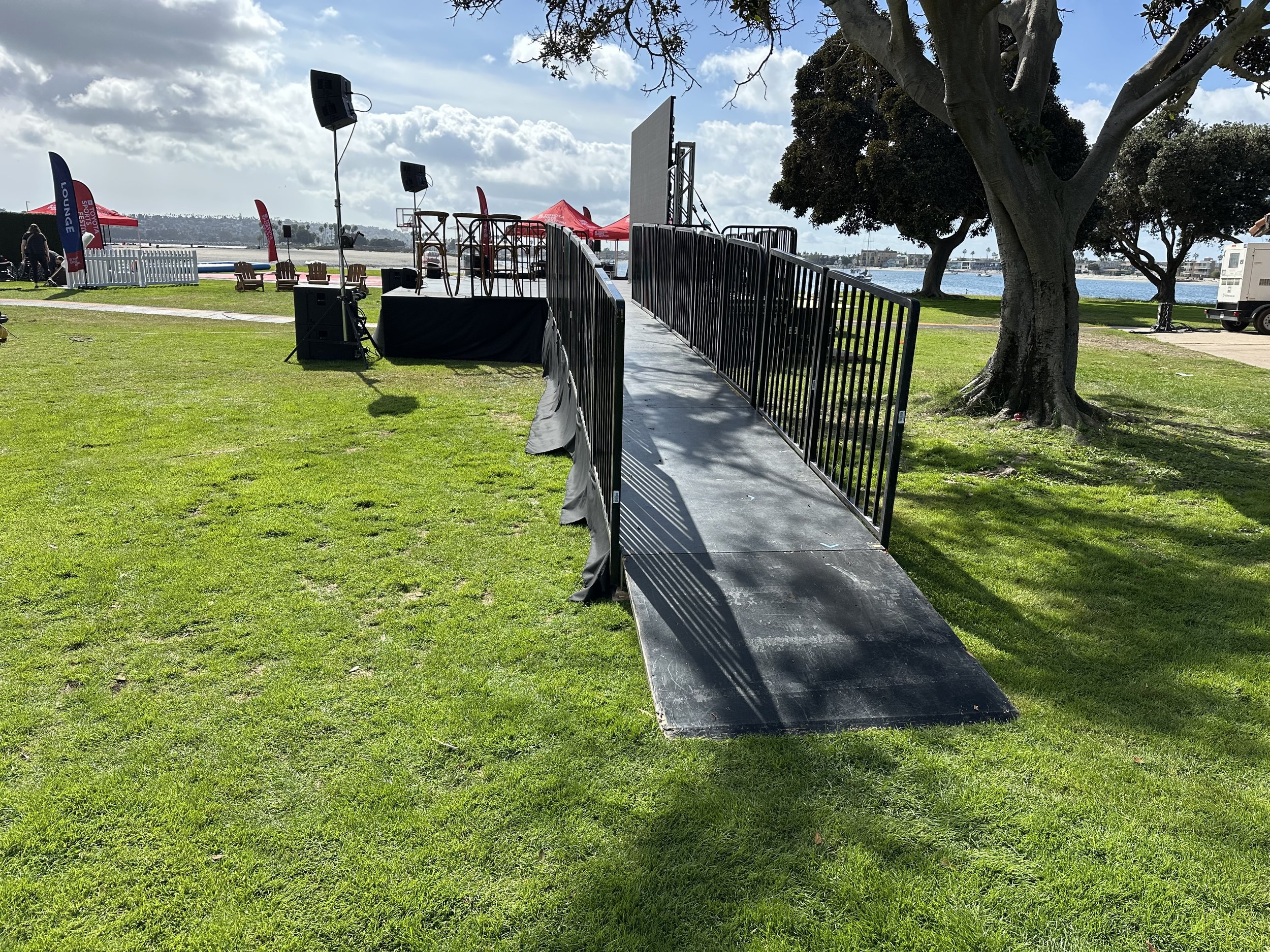Stage Ramp Points Stage Rentals | Stage Platform Rentals | T-REV Productions