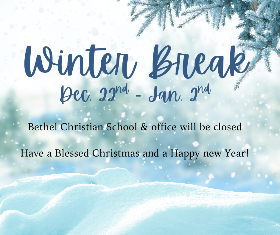 Christmas / New Year's Day Break