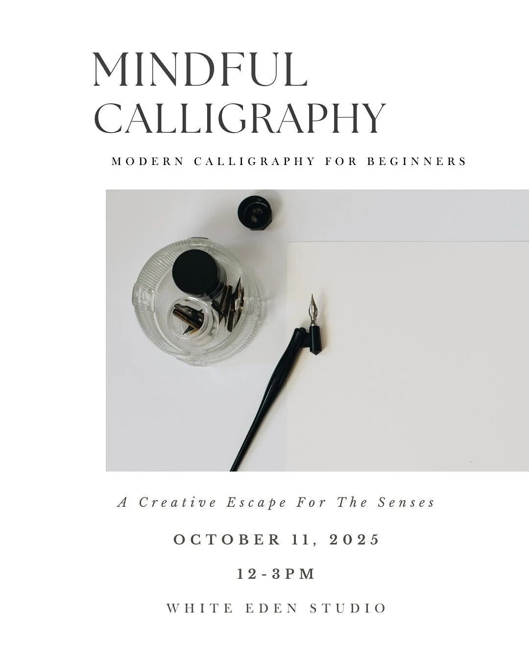🍂 Our Mindful Calligraphy Workshop returns this autumn!
Join us for a creative escape in a serene and intimate setting, thoughtfully designed to inspire creativity, cultivate mindfulness, and meaningful connection as you explore the elegant art of
