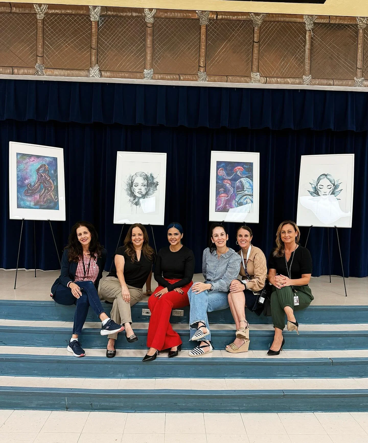 I had the honor of being invited to showcase my art at Equestrian Trails Elementary for Hispanic Heritage Month with a group of fourth graders. It was such a humbling and inspiring opportunity.

Their curiosity, their wonder, their questions, their h