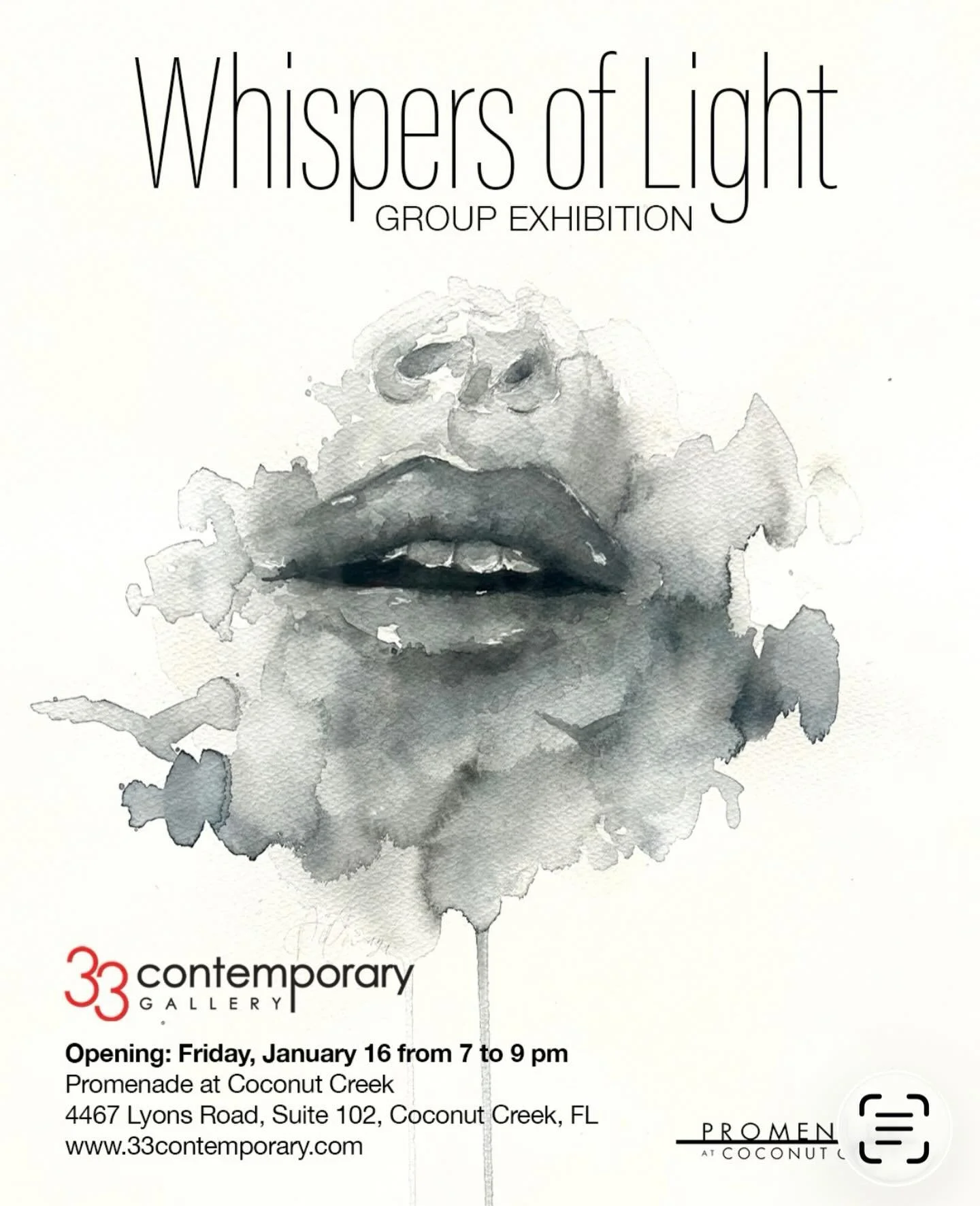 Excited to be part of this group exhibition.
Join us for opening night tomorrow at @33contemporary ✨

Whispers of Light is a group exhibition curated by @sergiogomezart exploring light, introspection, and presence without visual heaviness. 
Through q