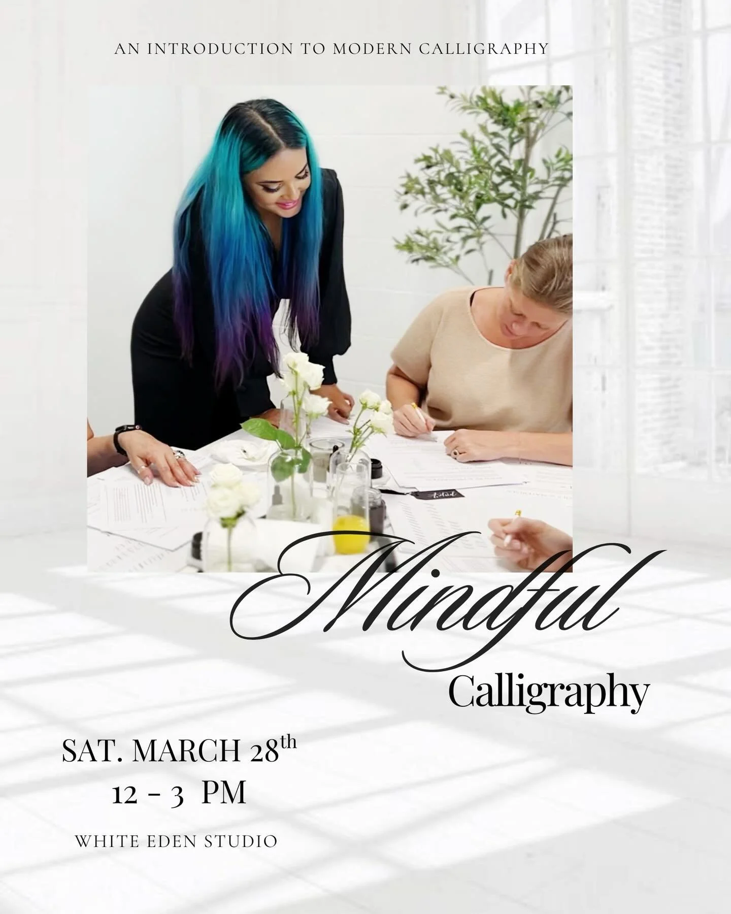 ✨ Our Mindful Calligraphy Workshop returns this spring.

Join us for a creative escape in a serene and intimate setting, thoughtfully designed to inspire creativity, cultivate mindfulness, and create meaningful connection as you explore the elegant a