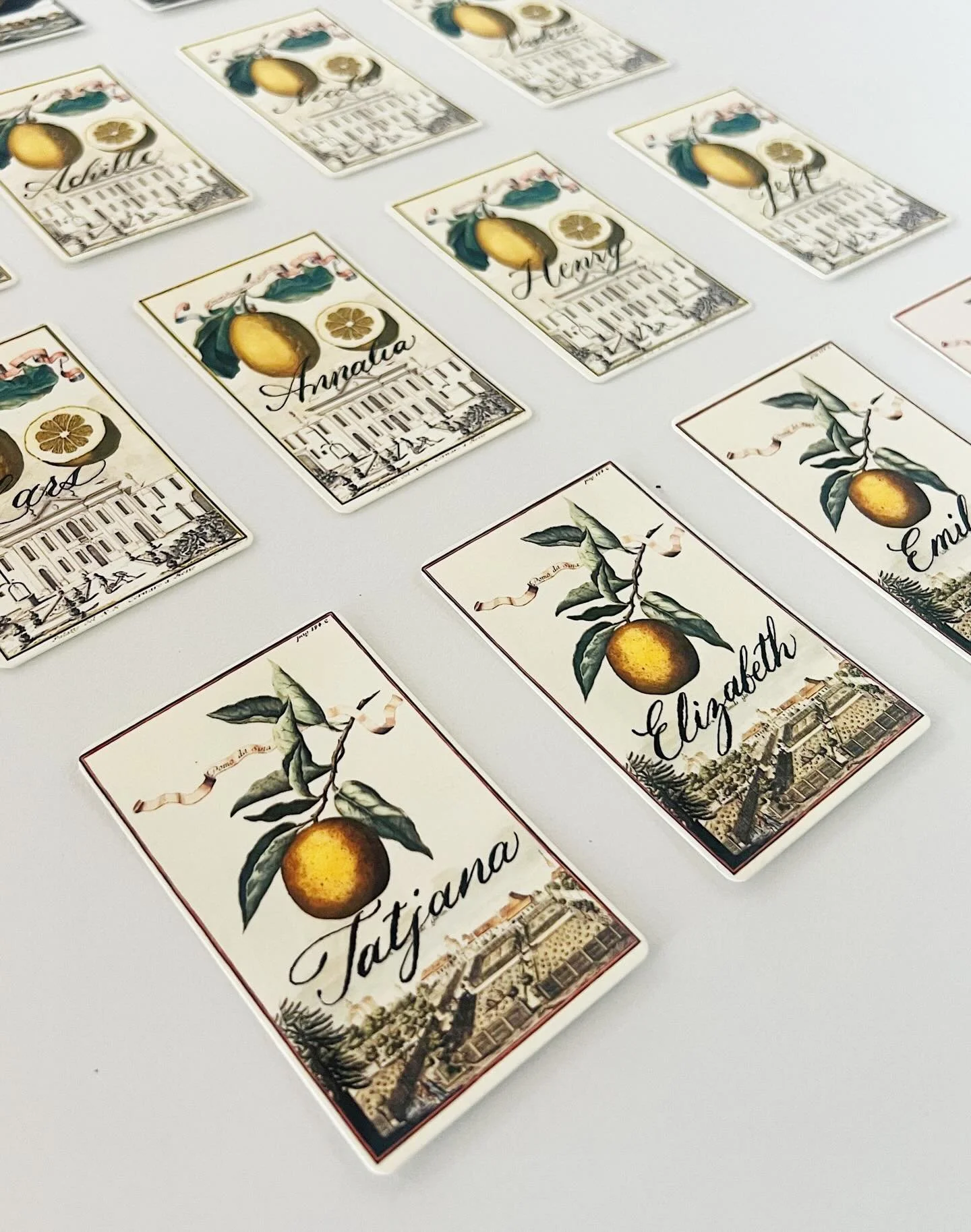 Calligraphy commission for an intimate private Palm Beach dinner.

Loved personalizing these vintage style place cards.
Calligraphy adds such a beautiful touch to any gathering. ✨
#customcalligraphy #calligraphy #personalized