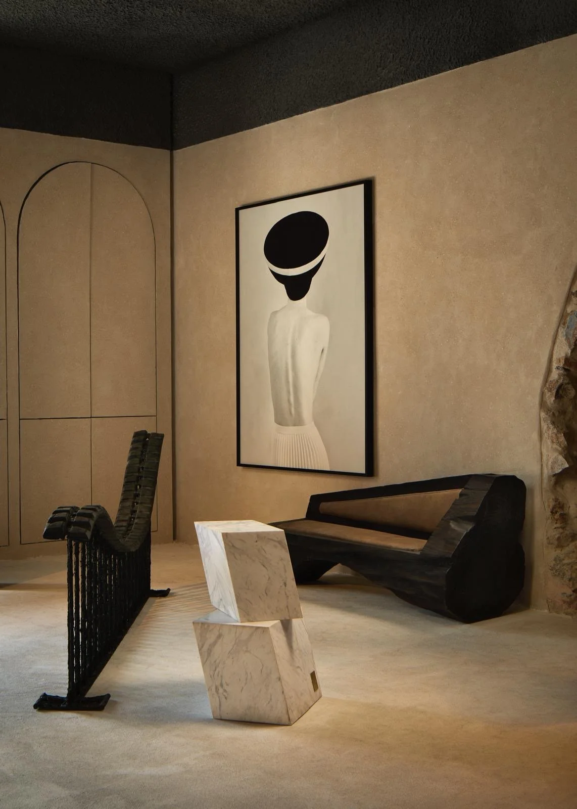 Soleille gallery and taller batan pieces