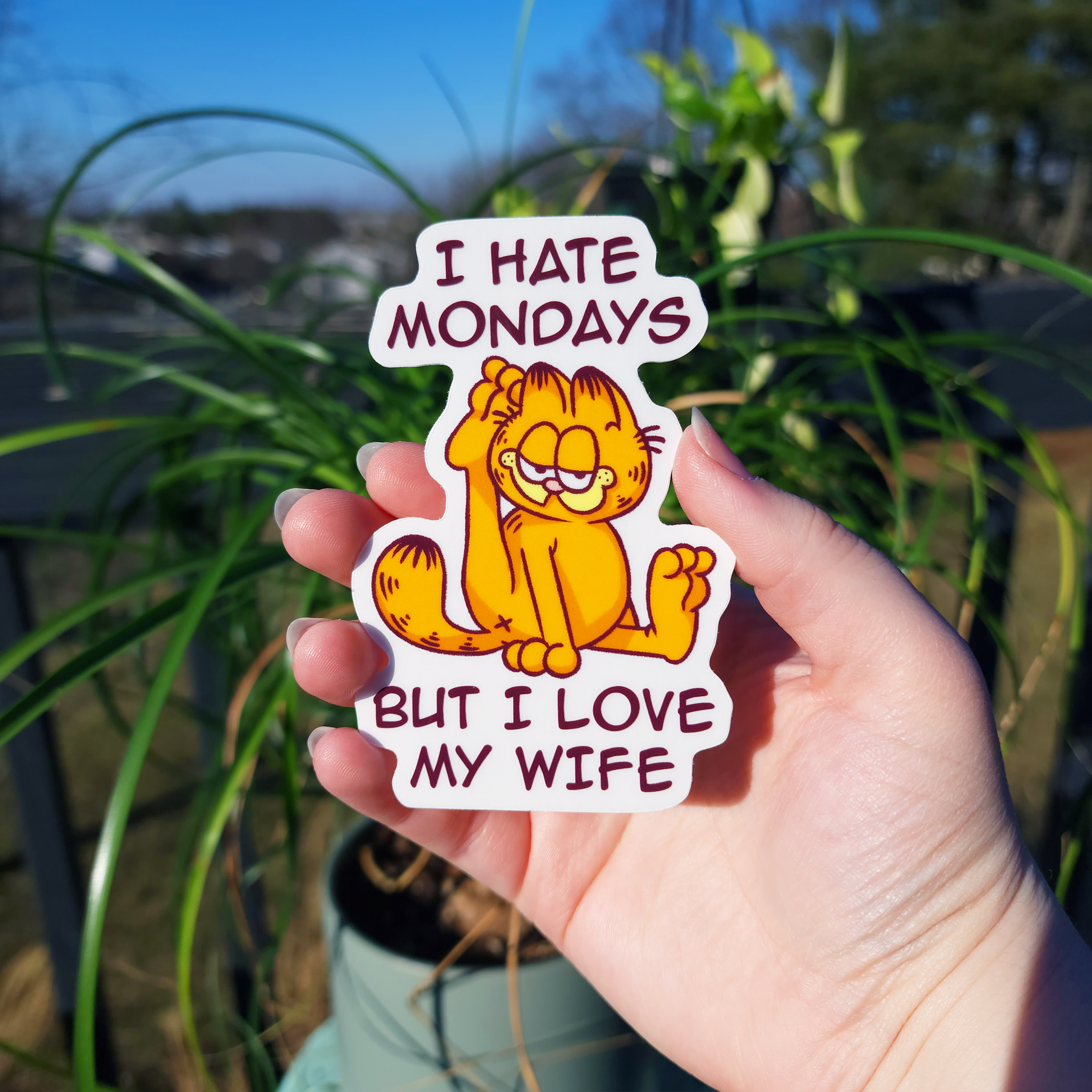 I LOVE MY WIFE ✦ Clear Die Cut Sticker