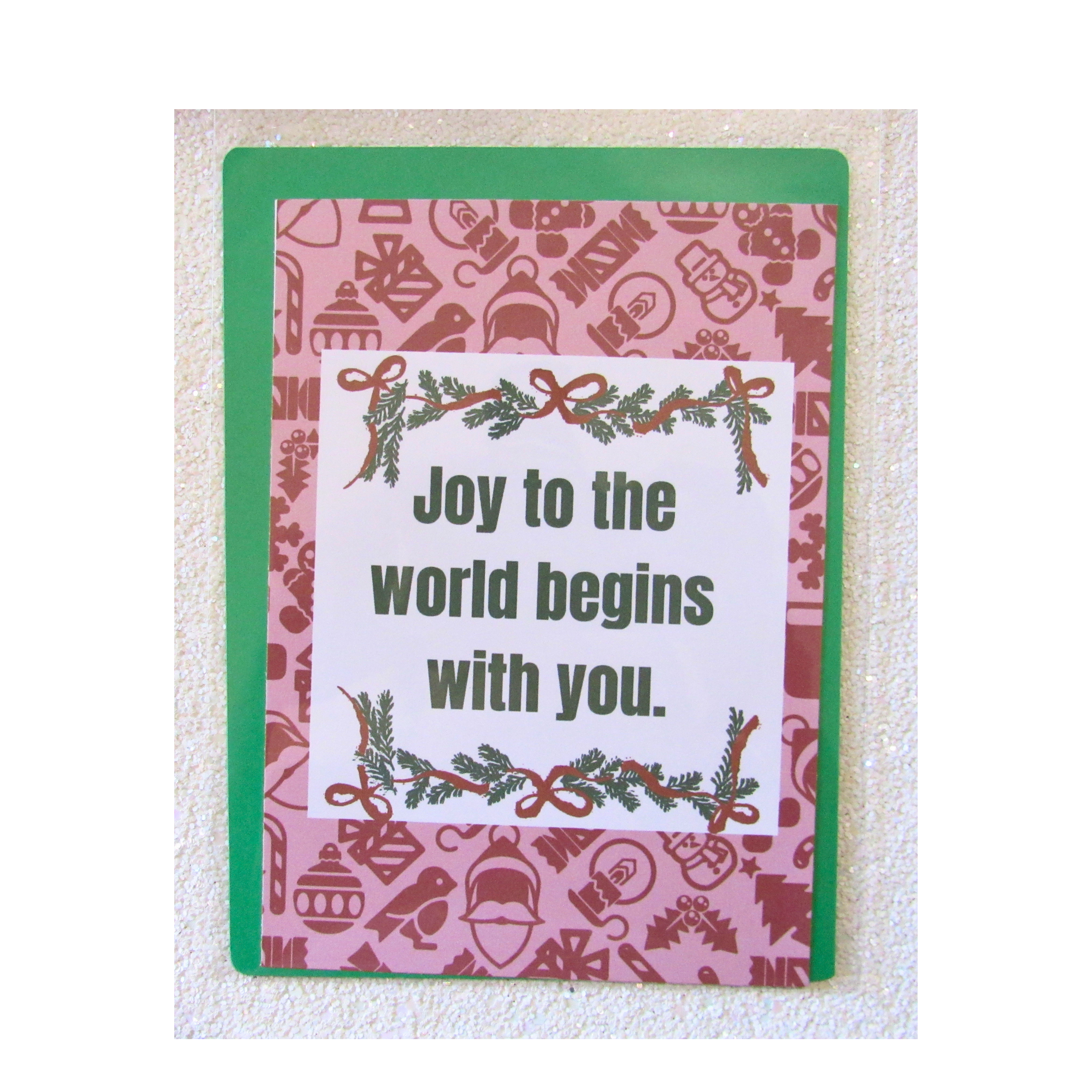 Christmas Quote Motivational Card | 5x7" Holiday Print