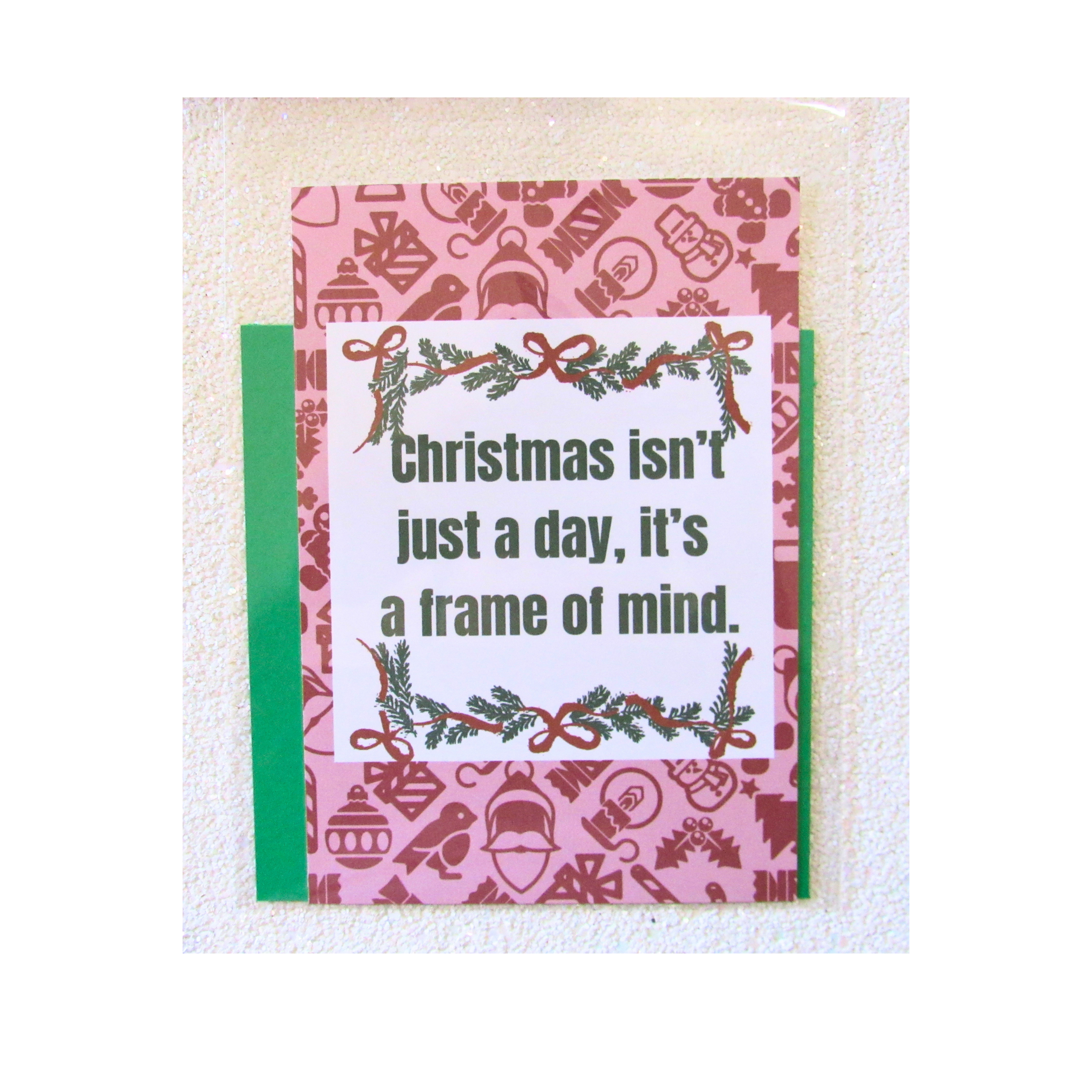 Christmas Cheer Funny Quote Motivational Card