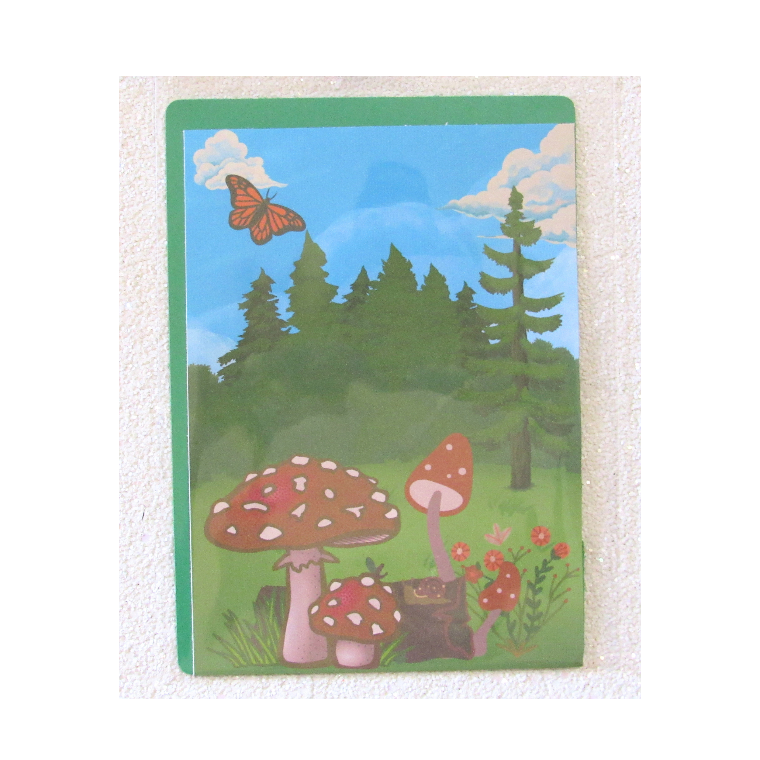 Cozy Mushroom Forest Motivational Card | 5x7" Nature Print