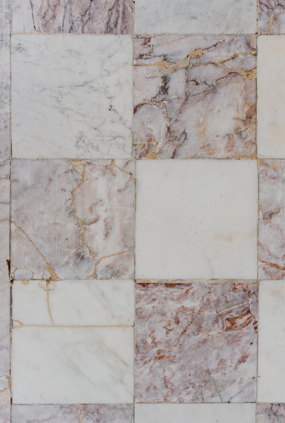 Example of marble tile flooring