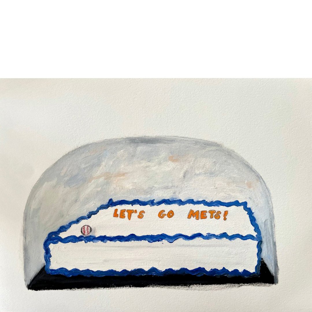 Let's Go Mets Sheetcake