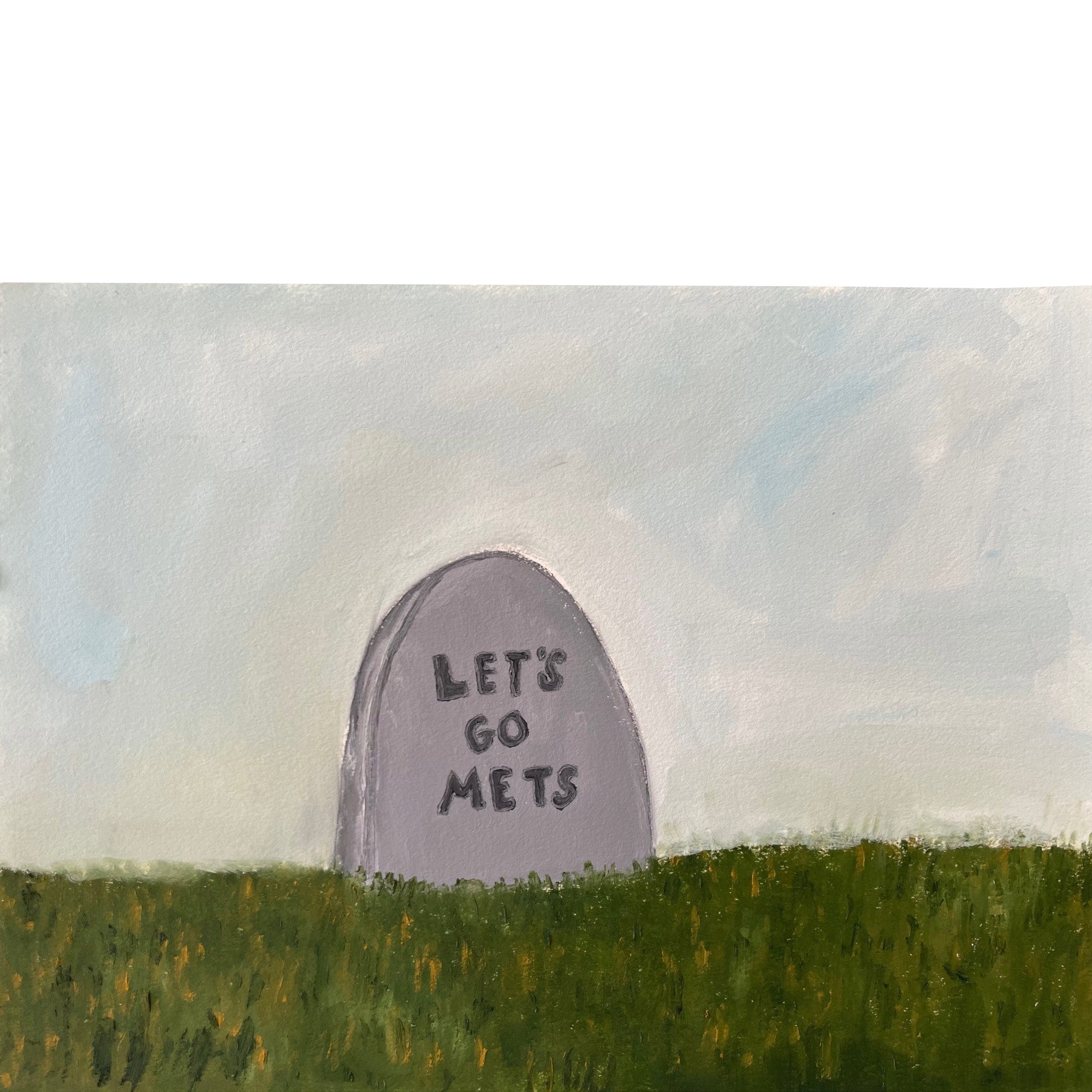 Let's Go Mets Tombstone