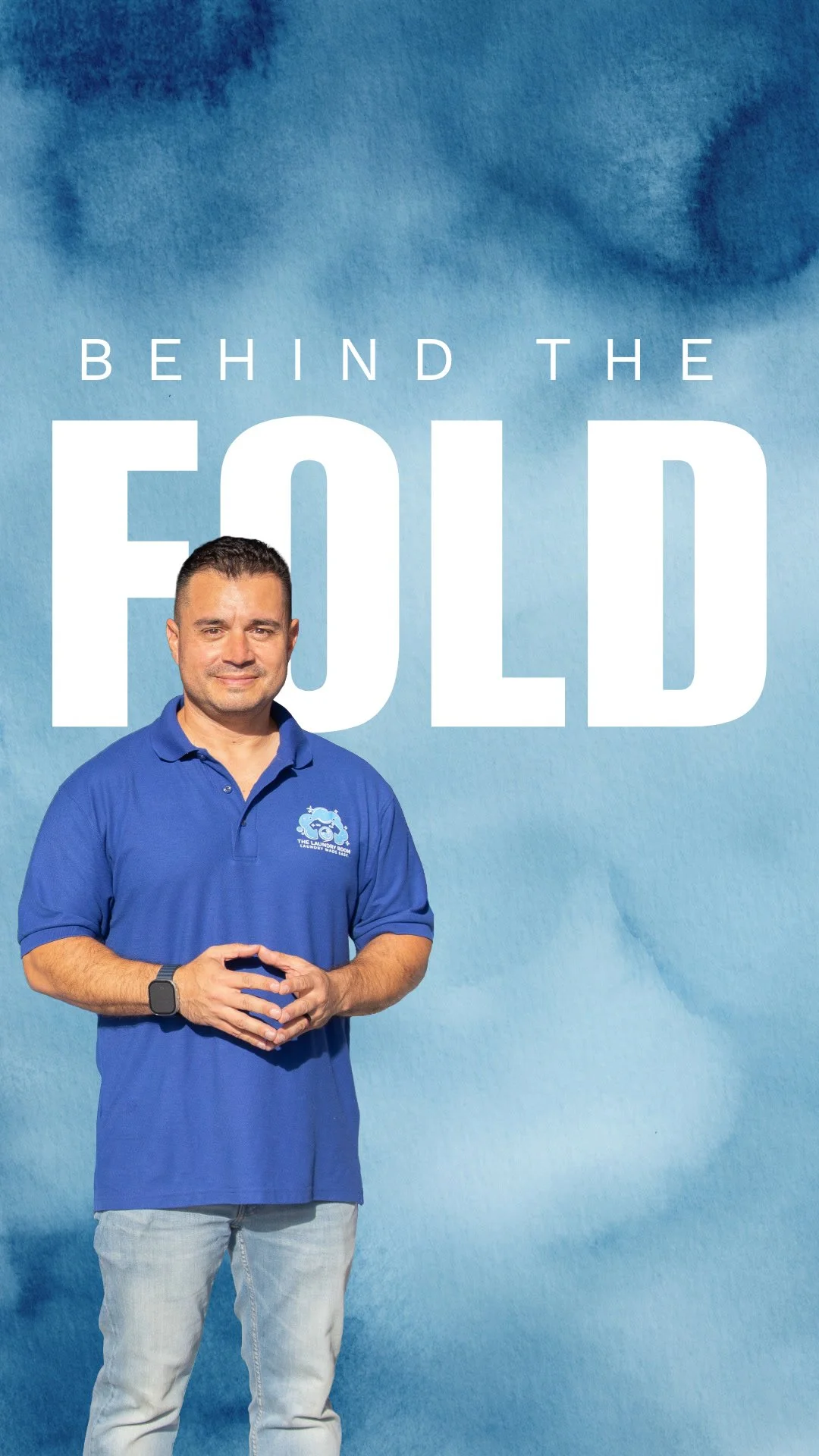 Behind the Fold reel cover designed by FreeSol Media featuring Leonard of The Laundry Room