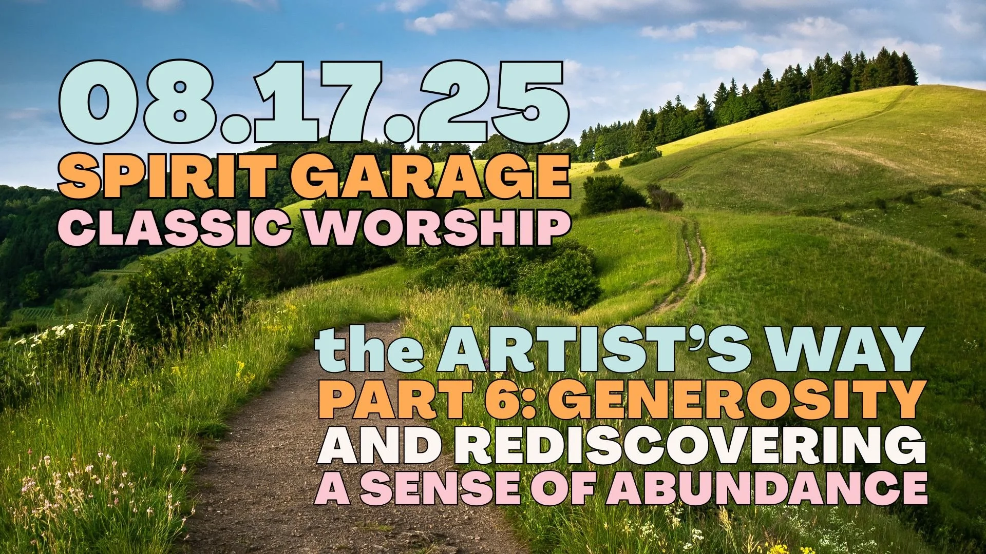 In case you missed it, here is Linda's thoughtful and thought-provoking message on generosity and abundance.

https://youtu.be/LfT9aBqS-VQ
