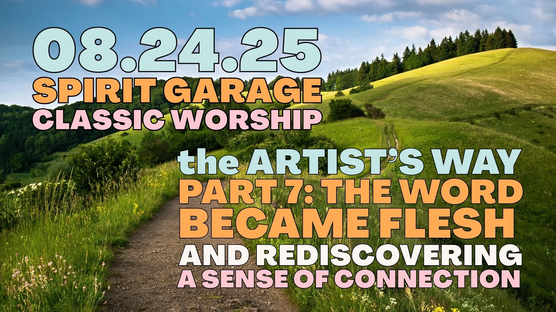 Join us for worship tomorrow on-site or online at 10:30am, and stick around for the potluck afterwards!