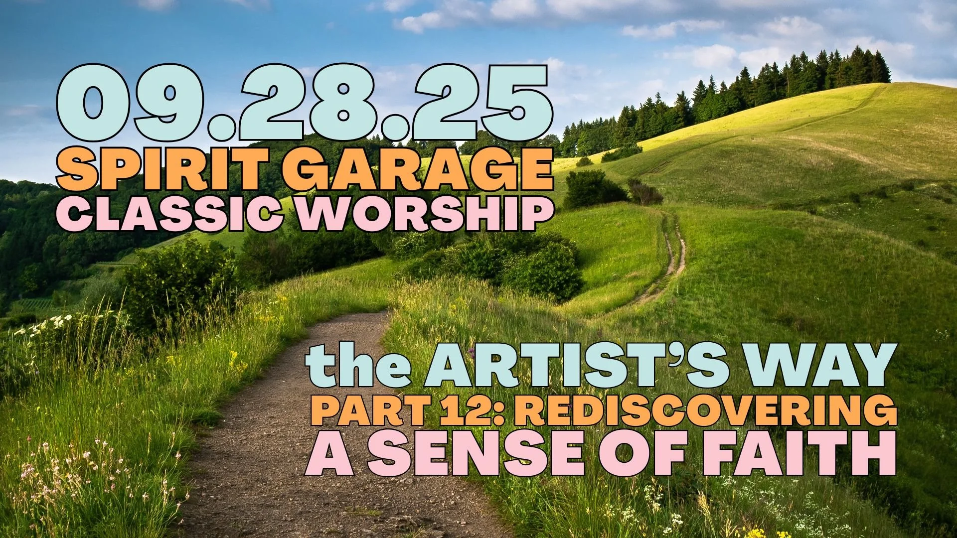Join us for worship, tomorrow at 10:30am, onsite and online! We'll be saying goodbye to our series on The Artist's Way, and, more importantly, to Pr. Michelle. She has served so well in a number of roles since spring 2024. Most recently, she supporte