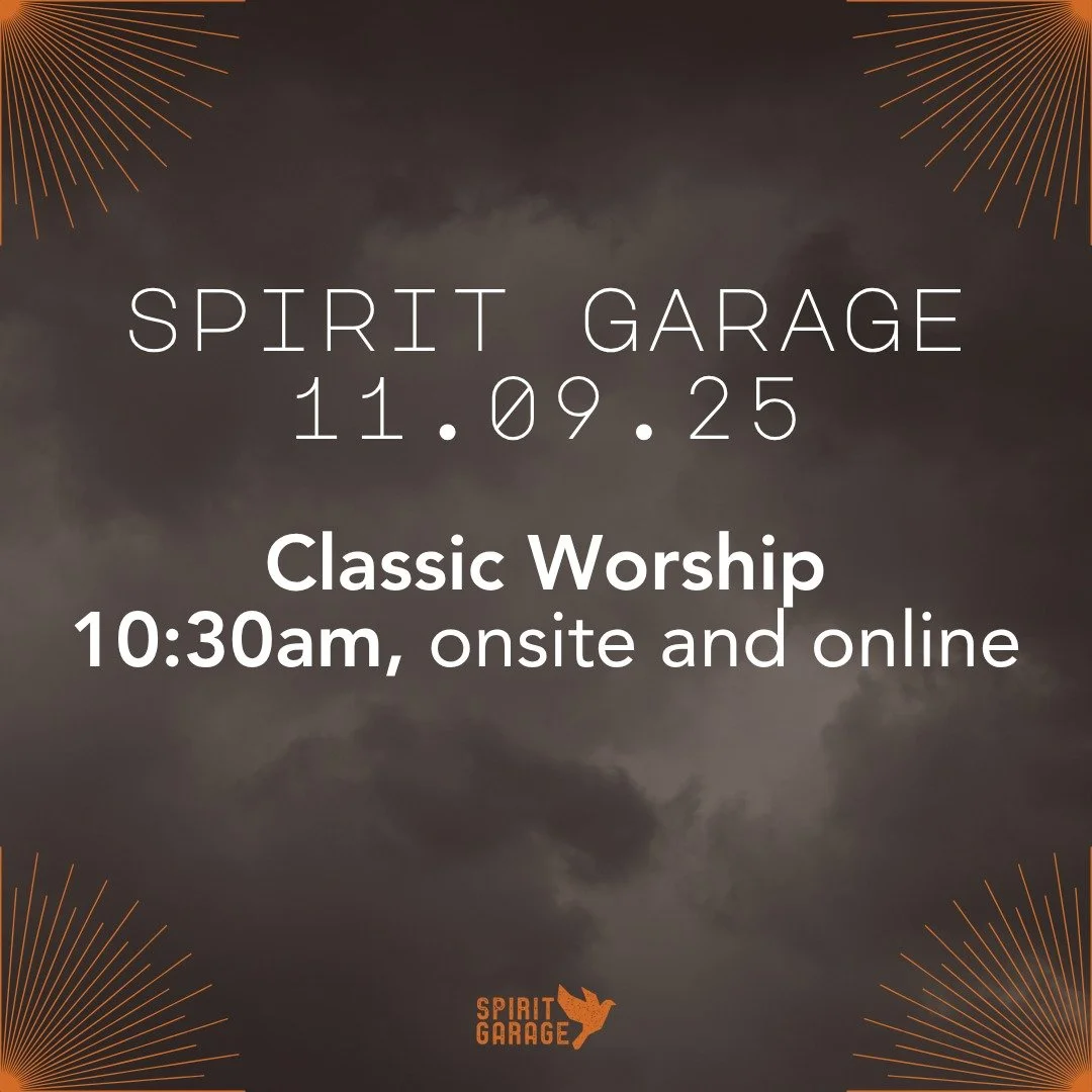 Worship, Sunday, November 9

10:30 am at Spirit Garage (in Meraki building)
100 W. 46th Street, Minneapolis
