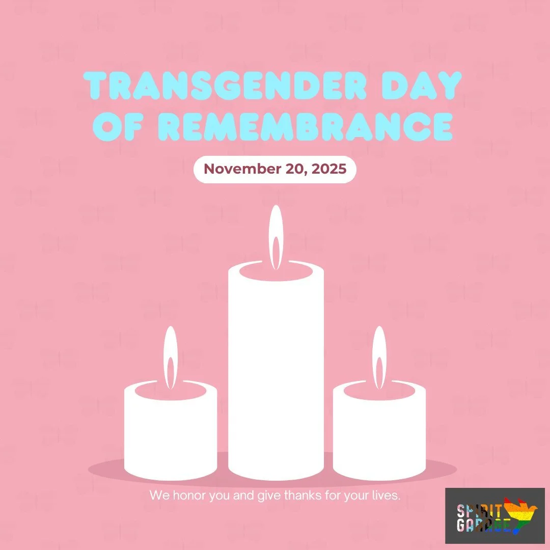 On this Transgender Day of Remembrance, we honor and give thanks for the lives of transgender people and pray for those who have suffered violence because they are transgender. We offer this prayer today.

Prayer for Queer Bodies by Cole Arthur Riley