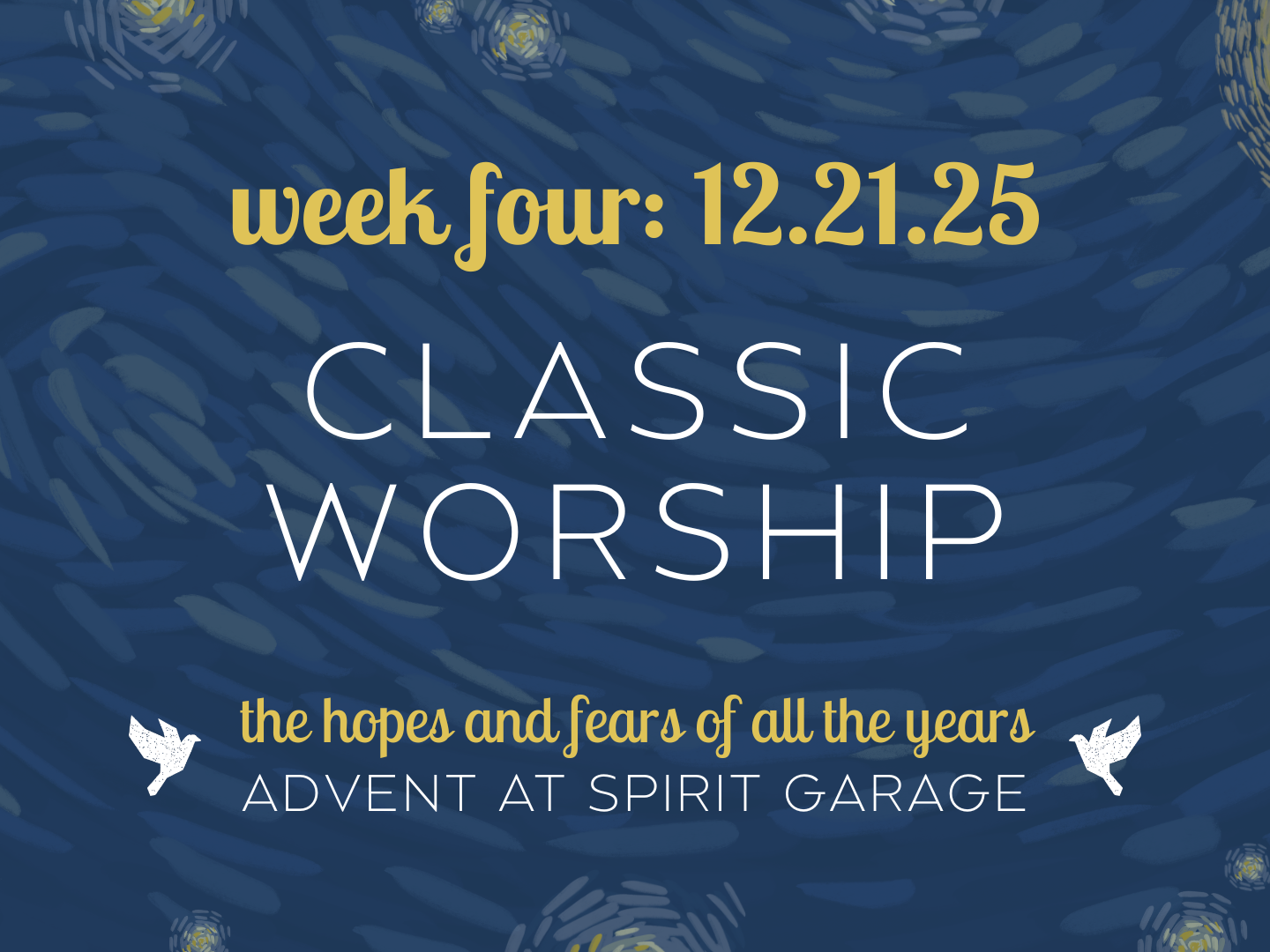 Worship at Spirit Garage: Classic