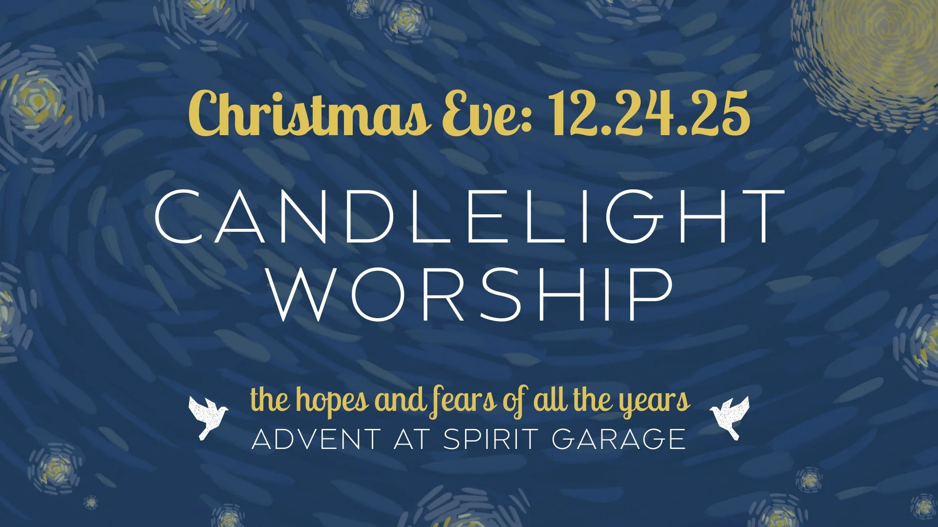 Christmas Eve Worship at Spirit Garage
4 pm today (12-24-2025)
Contemplation, Community, Candlelighting, Cookies

#spiritgaragechristmas #christmaseve #christmascookiesandcider