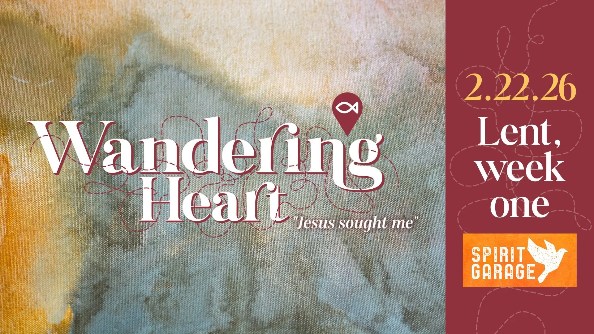 Spirit Garage Lent
Worship tomorrow at 10:30 am
at Meraki building

This Lent, we are focusing on the life and faith of one of Jesus&rsquo; most famous disciples: Peter. 

In Peter, we see a person who is both steadfast and unsteady, a dear friend an