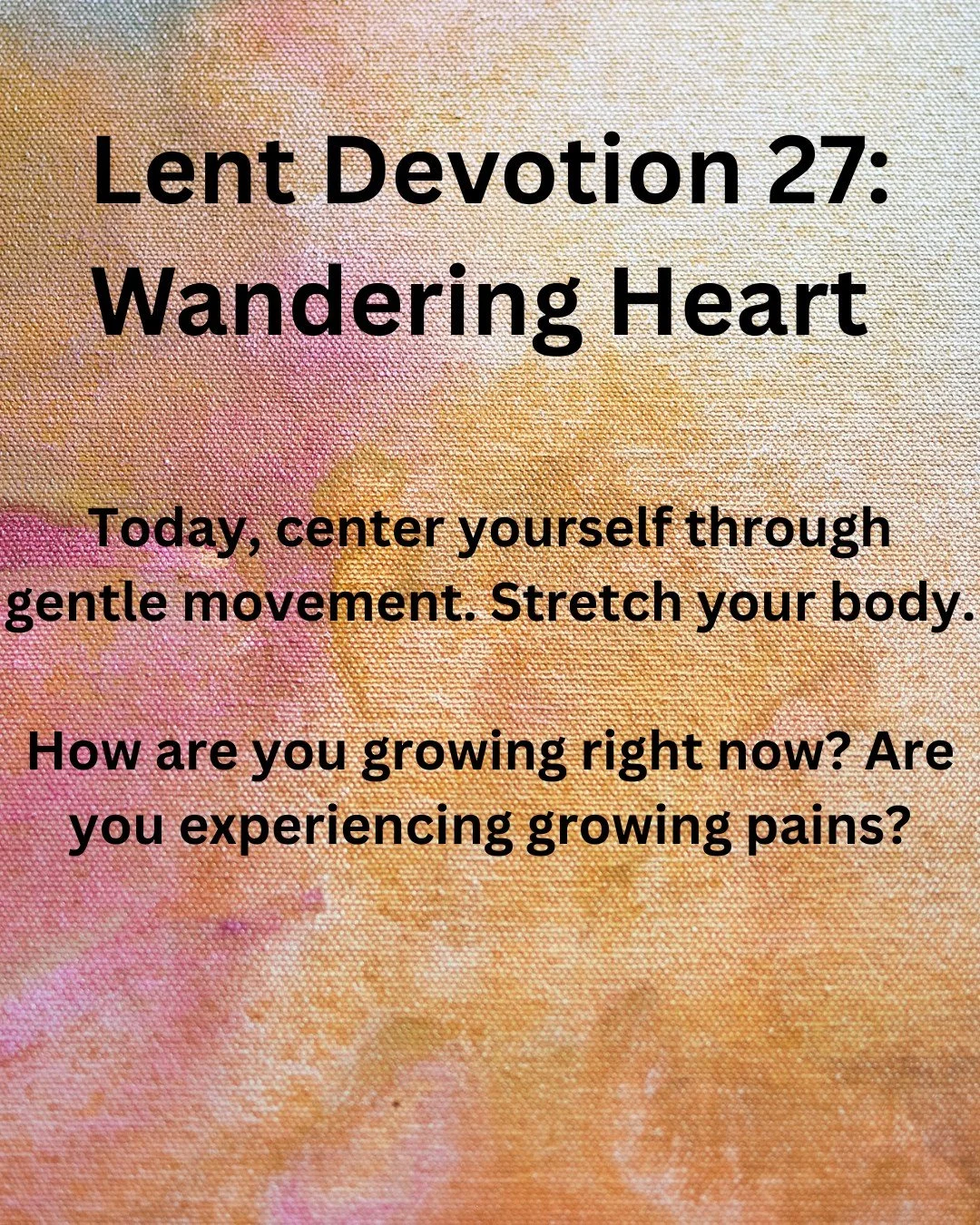 Gracious God, I do not want to stay stagnant, but growth is never easy. When my own growing pains catch up with me, remind me that even Peter had to change his mind. Bless my growth. Bless my curiosity. Bless this winding journey as I find my way hom