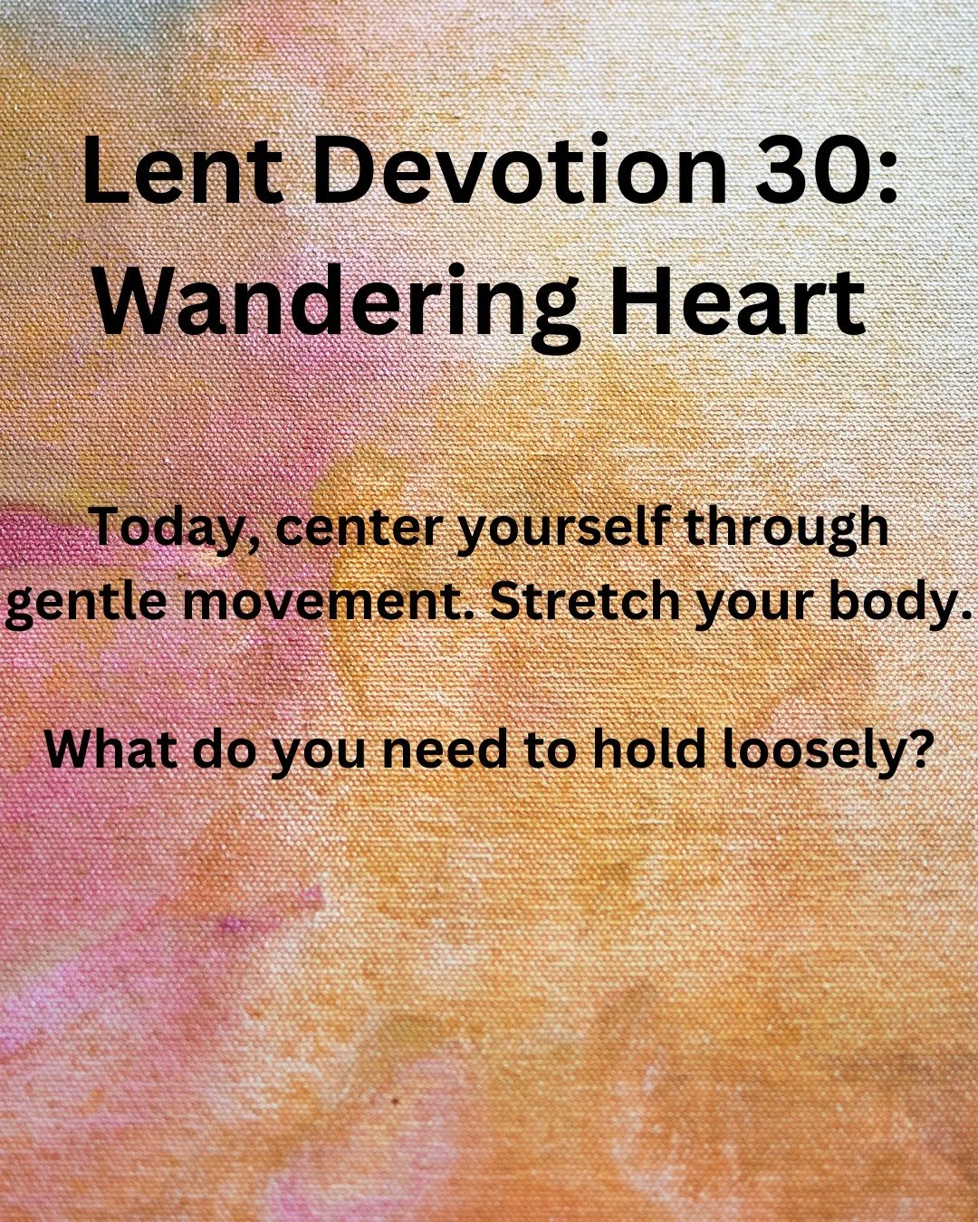 God, open both my hands. Spread my fingers wide. Let the weight of the world run through. Release my grip on control. Release my grip on the desire to be the best. Hold me tightly so that I can hold what is heavy loosely. With open hands, I pray. Ame