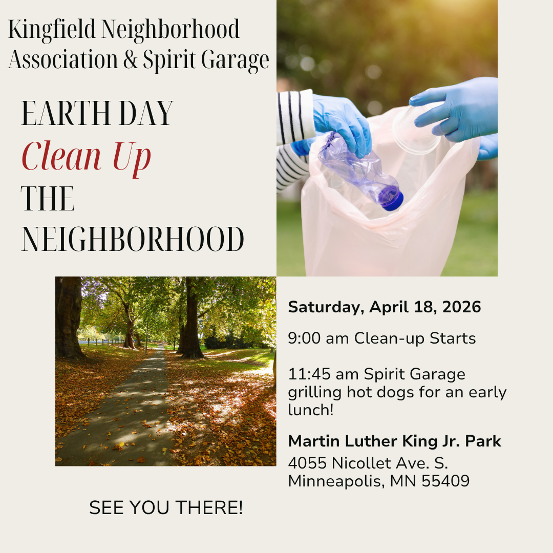 Earth Day Clean Up &amp; BBQ with Kingfield Neighborhood Association