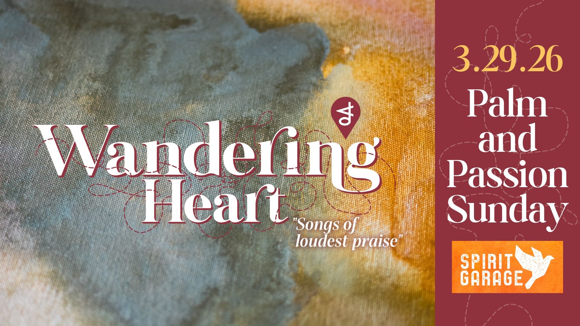 Join us tomorrow! It's a full day of showing our faith!
10:30 am worship -- Palm Sunday!
11:45ish lunch &amp; annual meeting
after annual meeting, go to the Palm Sunday March &amp; Worship at the State Capitol

 #Lent2026 #wanderingheart #spiritgarag