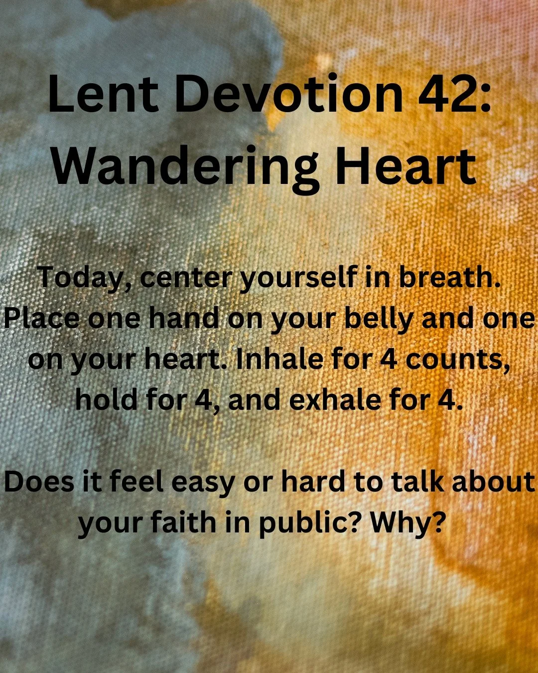 Jesus of Nazareth, we live in a world that has declared &ldquo;no religion at the dinner table.&rdquo; In that same spirit of compartmentalization, I am guilty of keeping my faith tucked away, a private devotion for quiet moments. That is not the way