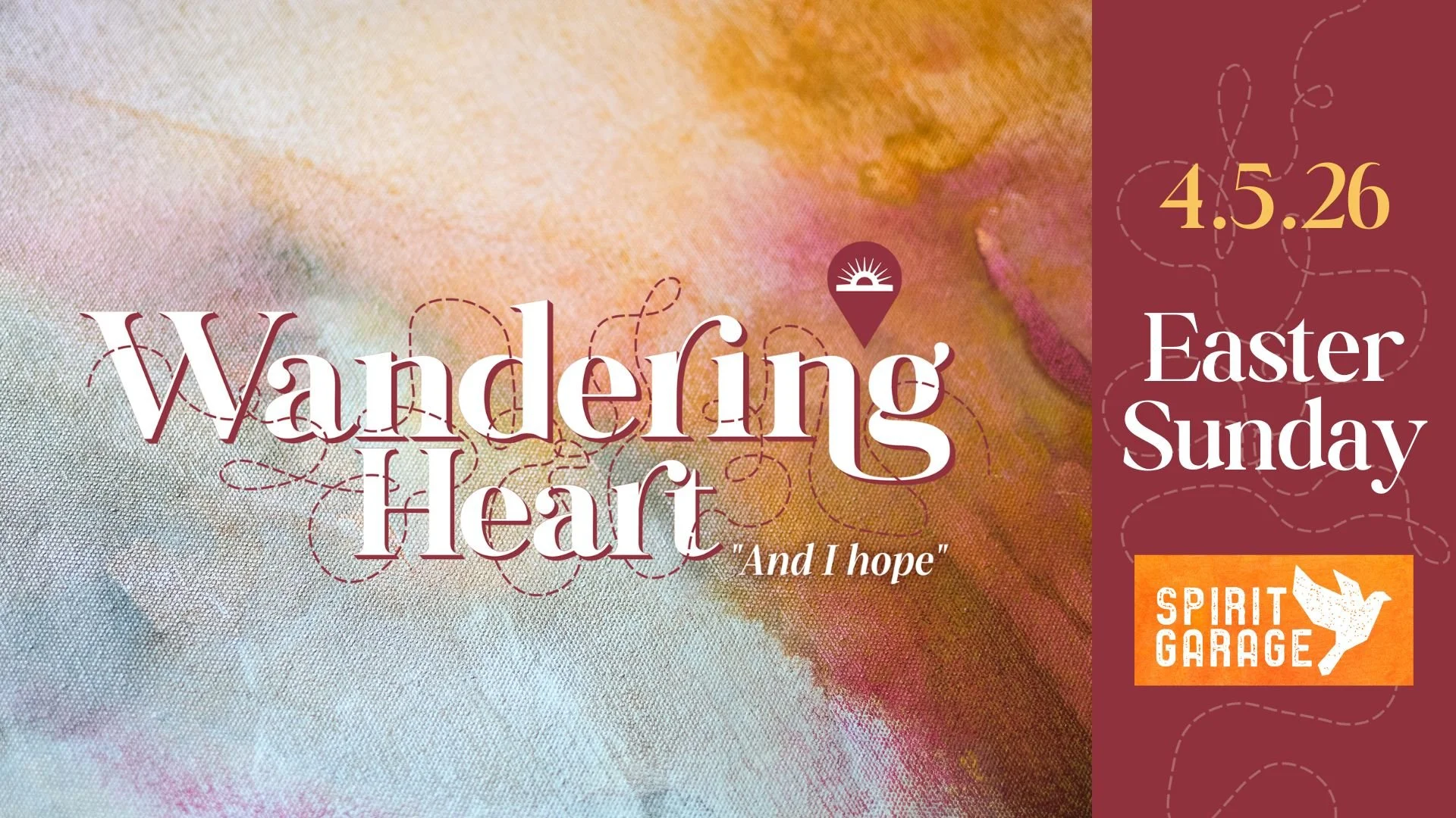 Tomorrow is Easter Sunday! Love is stronger than death. Let's rejoice!

Join us for worship at 10:30 am, 100 W. 46th St., Minneapolis 55419
Easter Egg hunt to follow worship

#spiritgarageworship #Easter2026 #sanctifiedart #wanderingheart